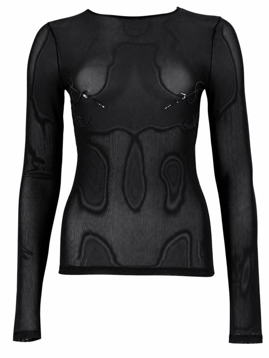 Jean Paul GAULTIER FEMME シアー トップス 長袖 Jean Paul Gaultier Long-sleeved tops for Women | Online Sale up to