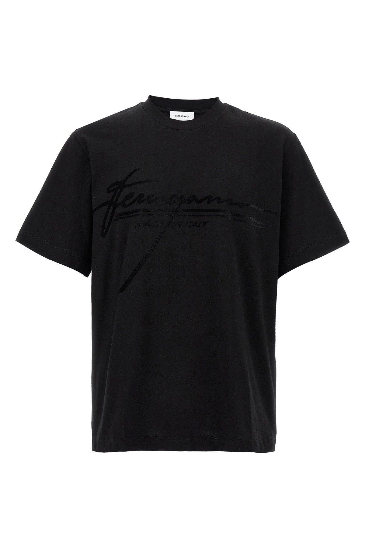 Tシャツ・カットソー FERRAGAMO 'Firma' T-shirt 786989_03_cart_r20.jpg