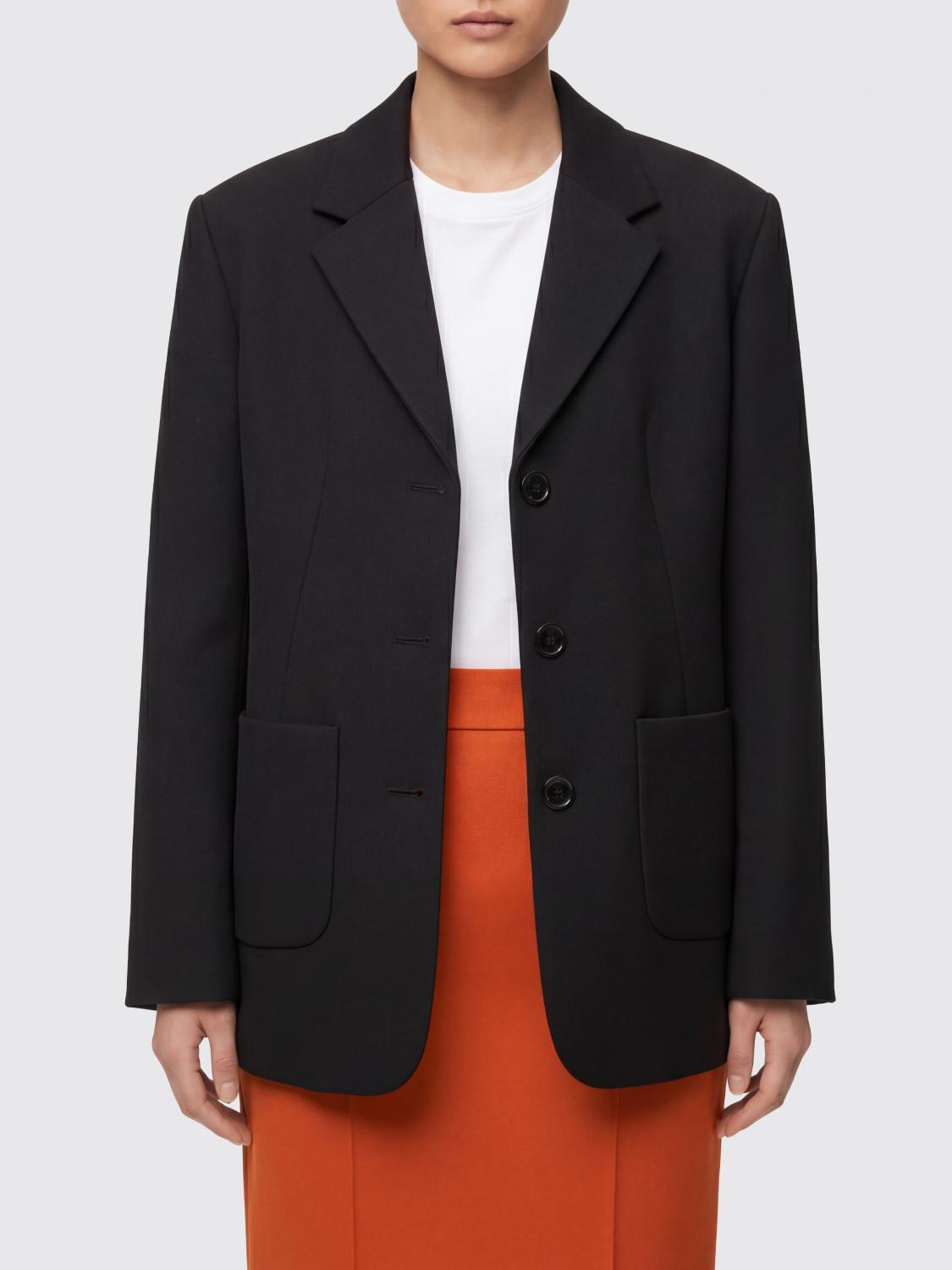 ジャケット・アウター LOEWE Gold Button Stripe Tailored Jacket Loewe Blazers, sport coats and suit jackets for Women | Online