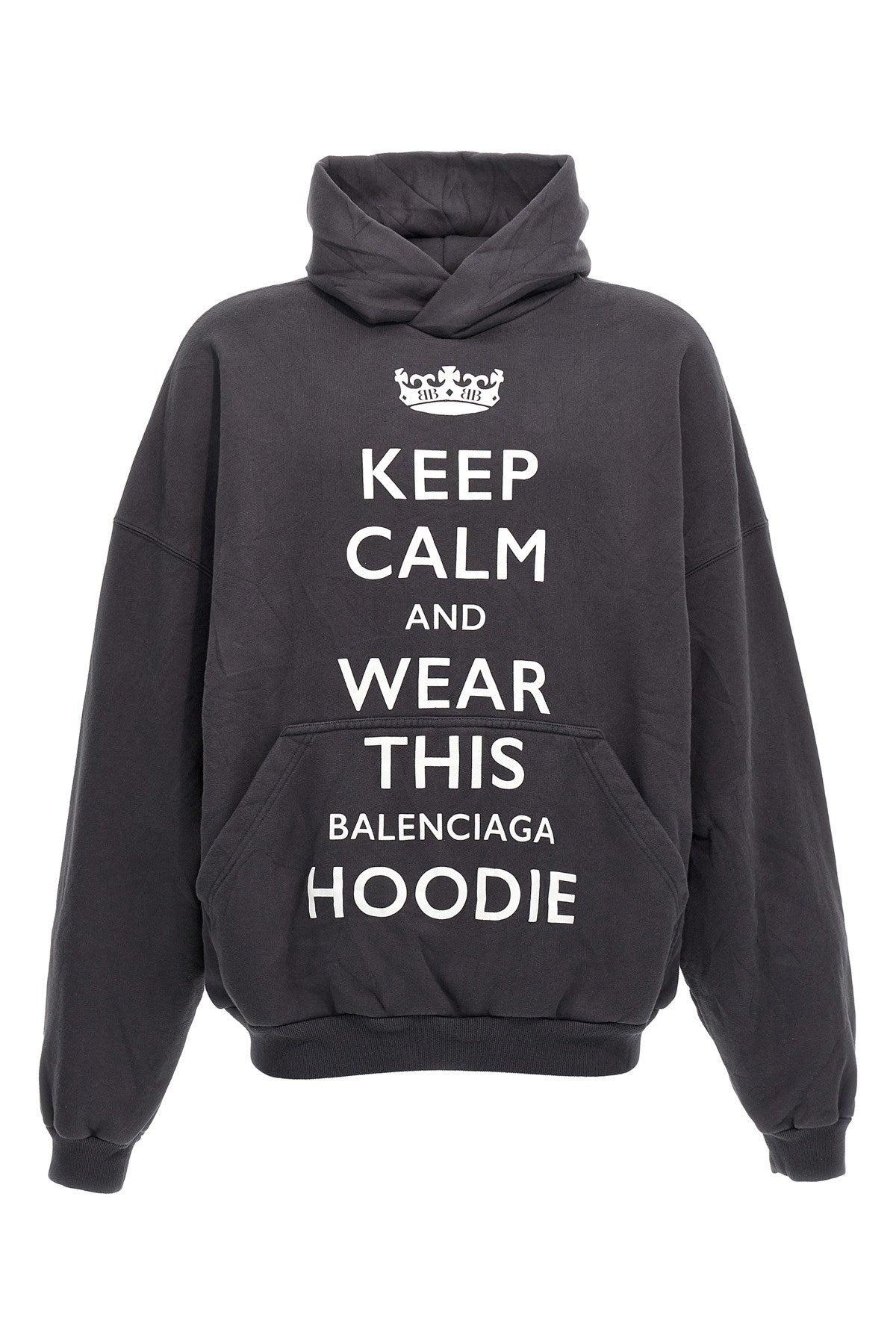 Balenciaga printed hoodie new arrivals