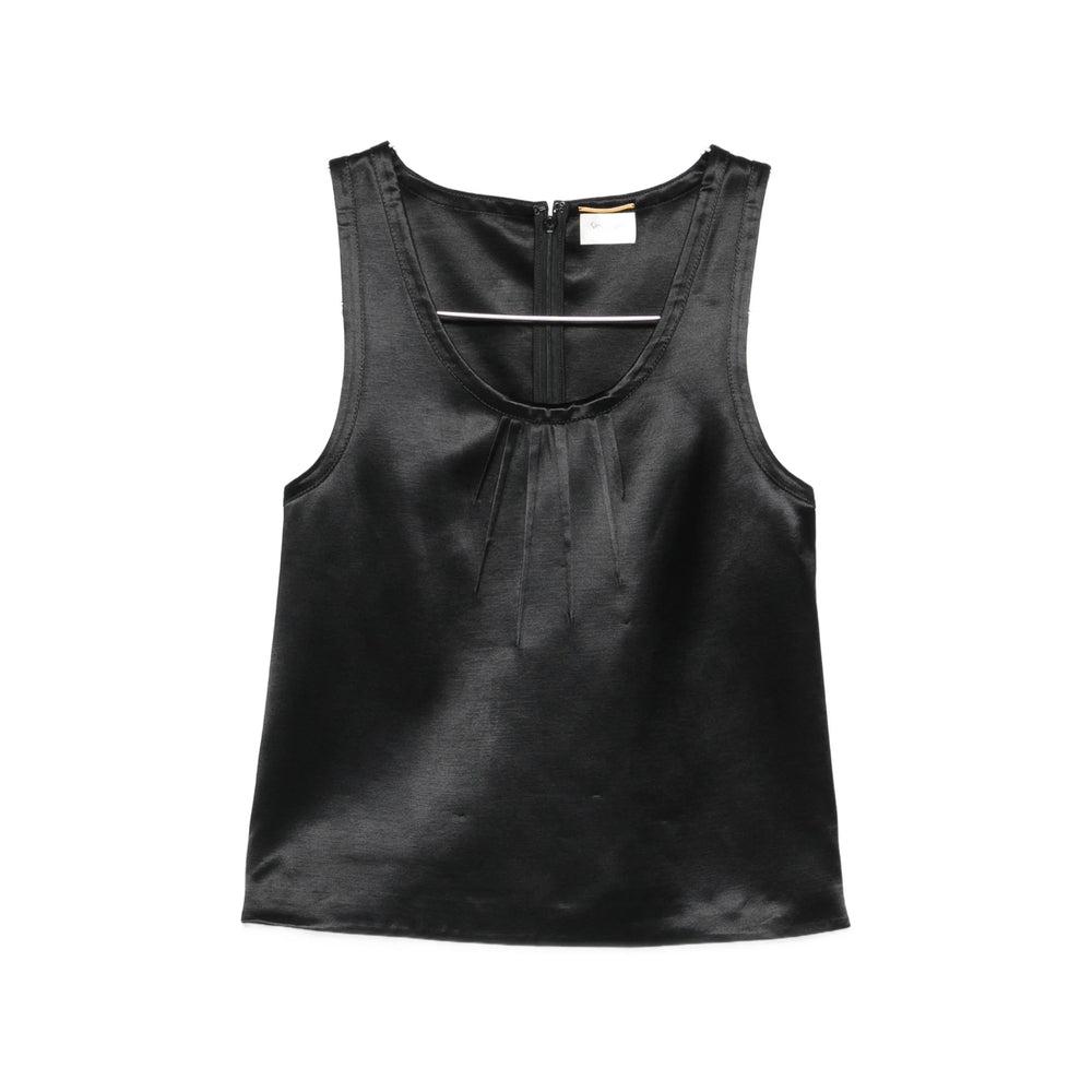 Women's Saint Laurent Sleeveless and tank tops | Lyst