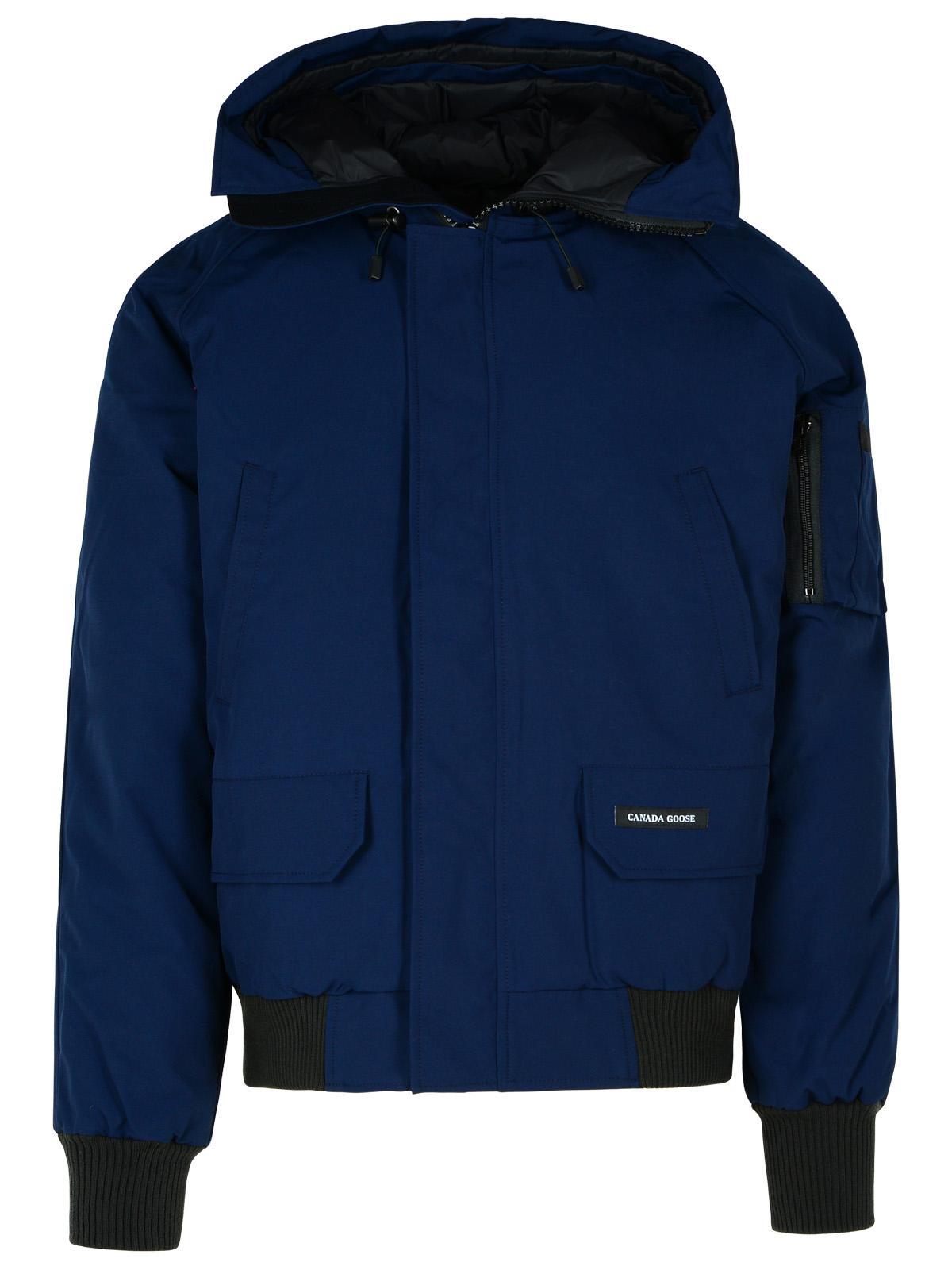 Canada Goose Polyester Cotton Blend Bomber Jacket in Blue for Men Lyst