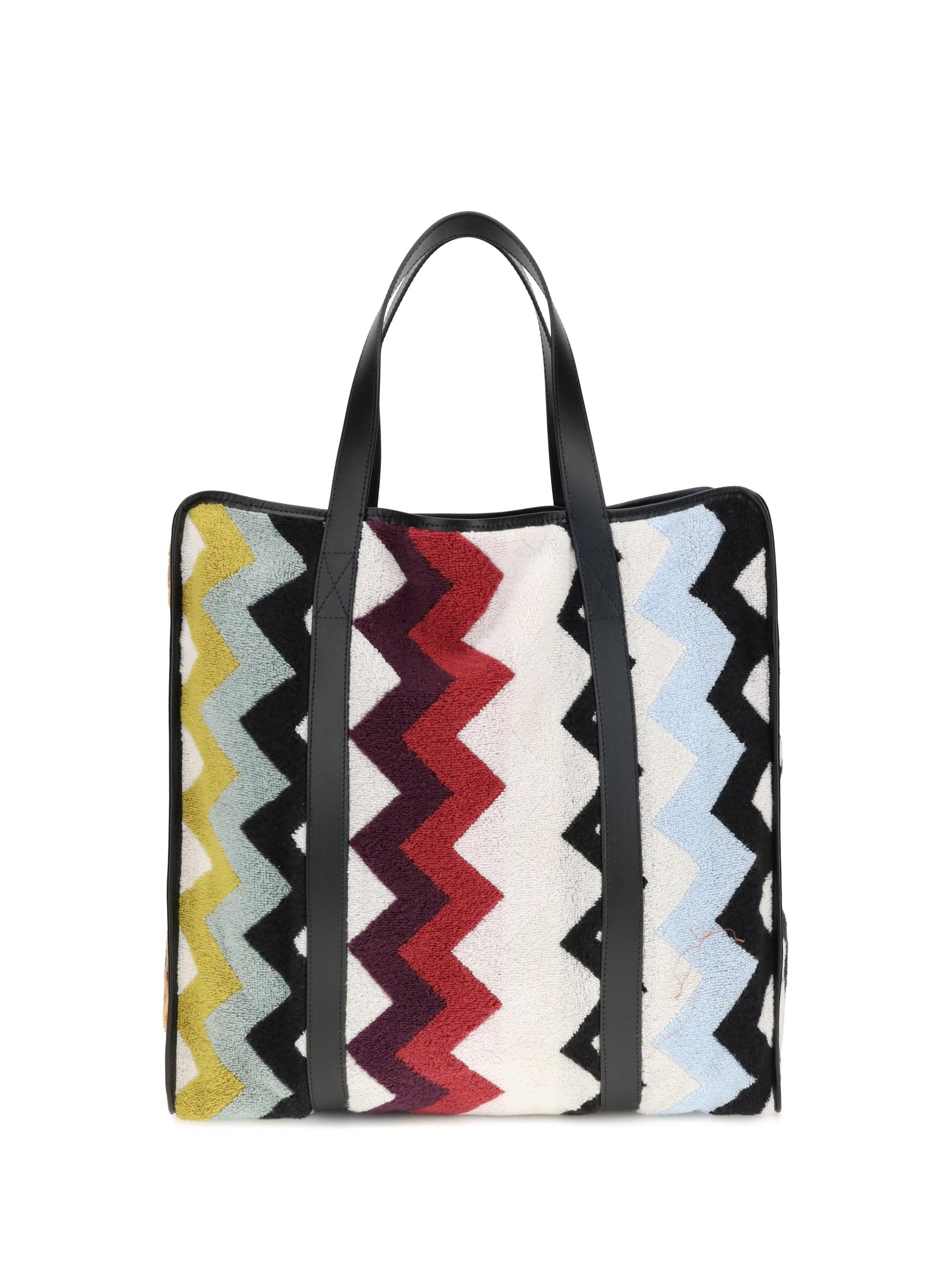 MISSONIミッソーニLogo Tote Shopping Bagトートバッグ MISSONI ミッソーニ トートバッグ - メルカリ