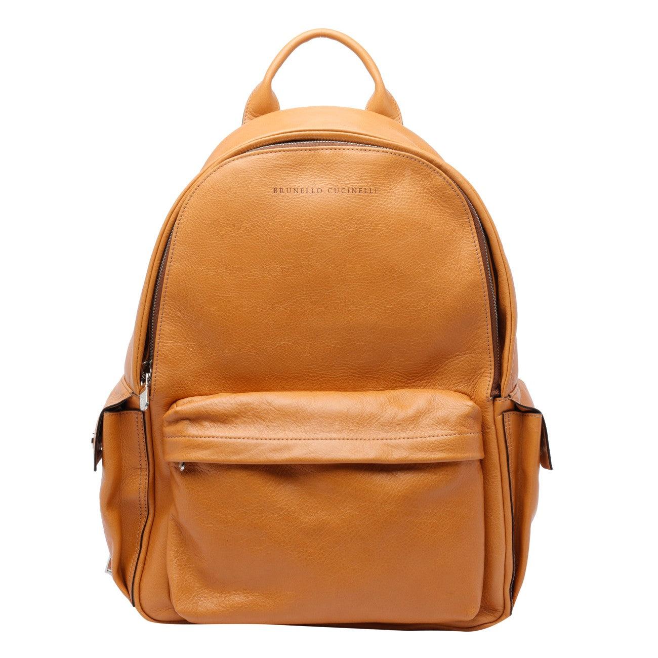 BRUNELLO CUCINELLI バックパック ウール&レザーダーUSED BRUNELLO CUCINELLI バックパック ウール&レザーダーUSED