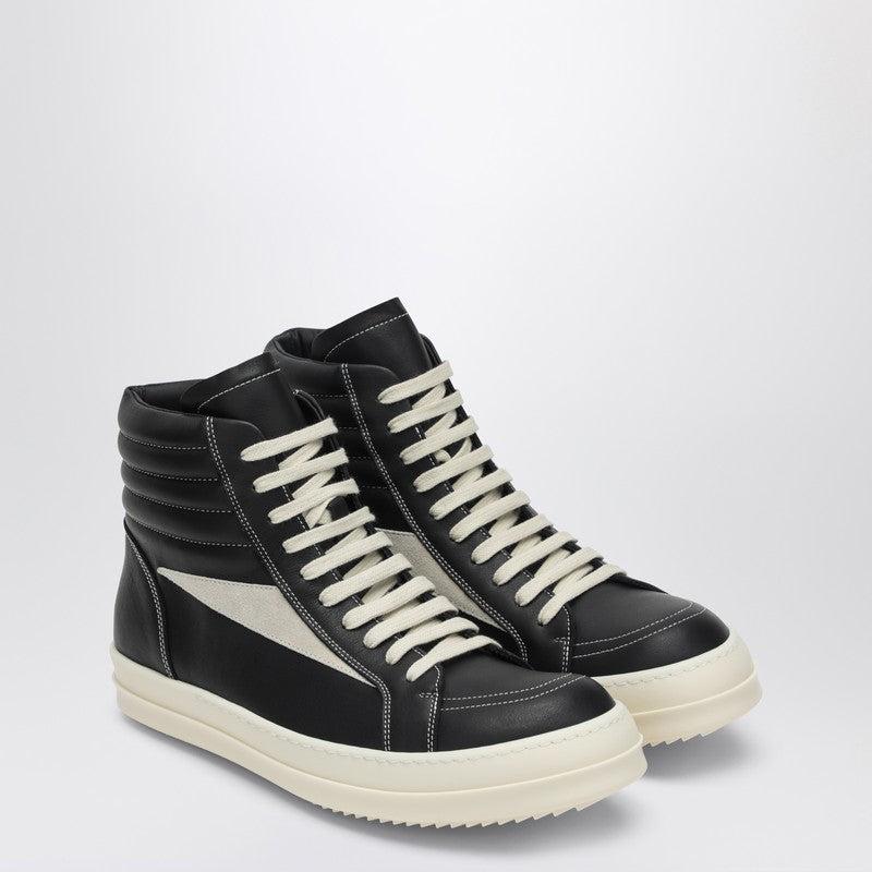 Rick Owens Drkshdw Black Jumbo Lace Abstract High Sneakers Rick Owens Drkshdw Black Jumbo Lace Abstract High Sneakers