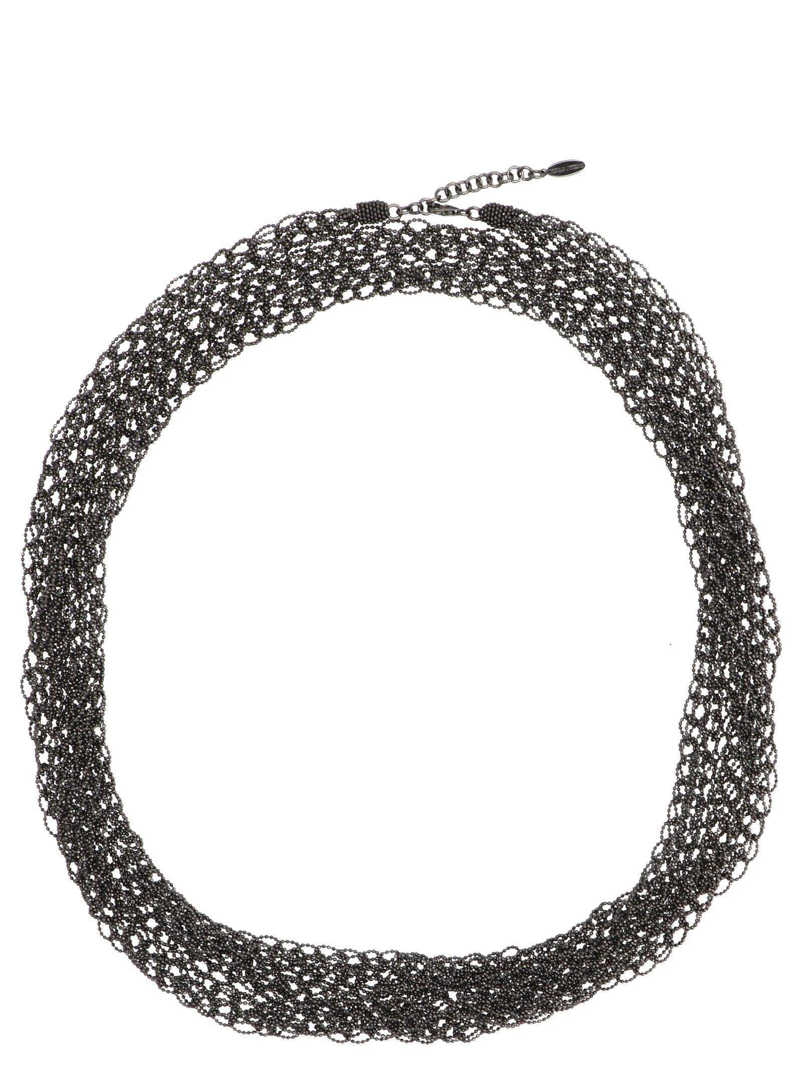 BRUNELLO CUCINELLI ネックレス　編み込み 7/20 NEW ARRIVAL ⌘ BRUNELLO CUCINELLI natural stone choker