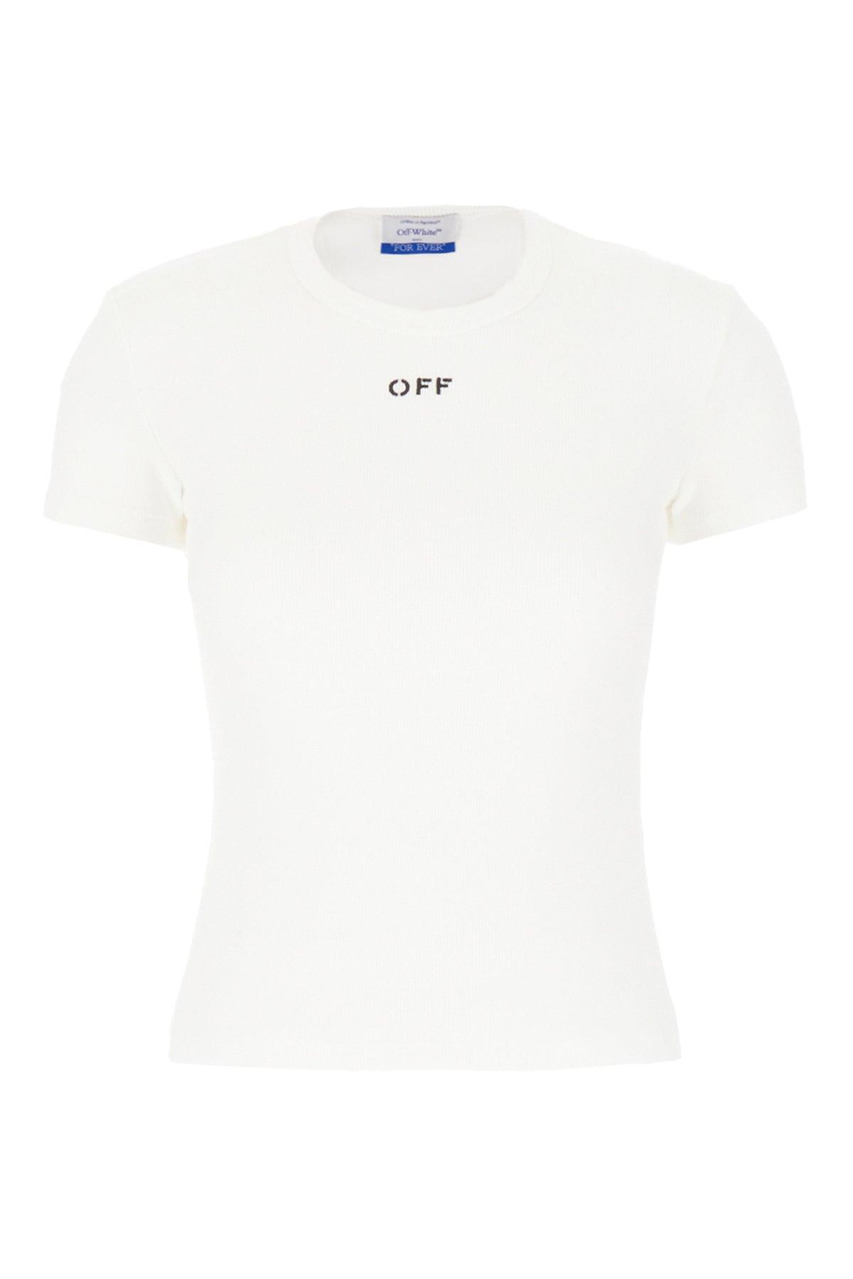 off-white オフホワイト　woman tシャツ Off-White Outlet: T-shirt woman - White | OWAA124F25JER001