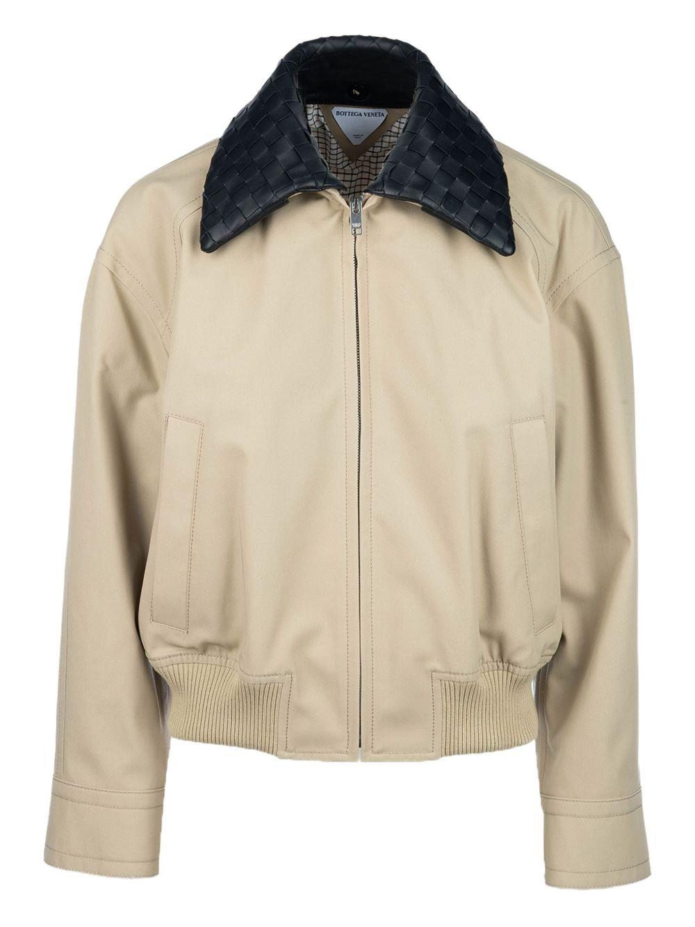 BOTTEGA VENETA ベージュ ウールジャケット 22AW ボッテガヴェネタ クロップド ジャケット 46 ベージュ