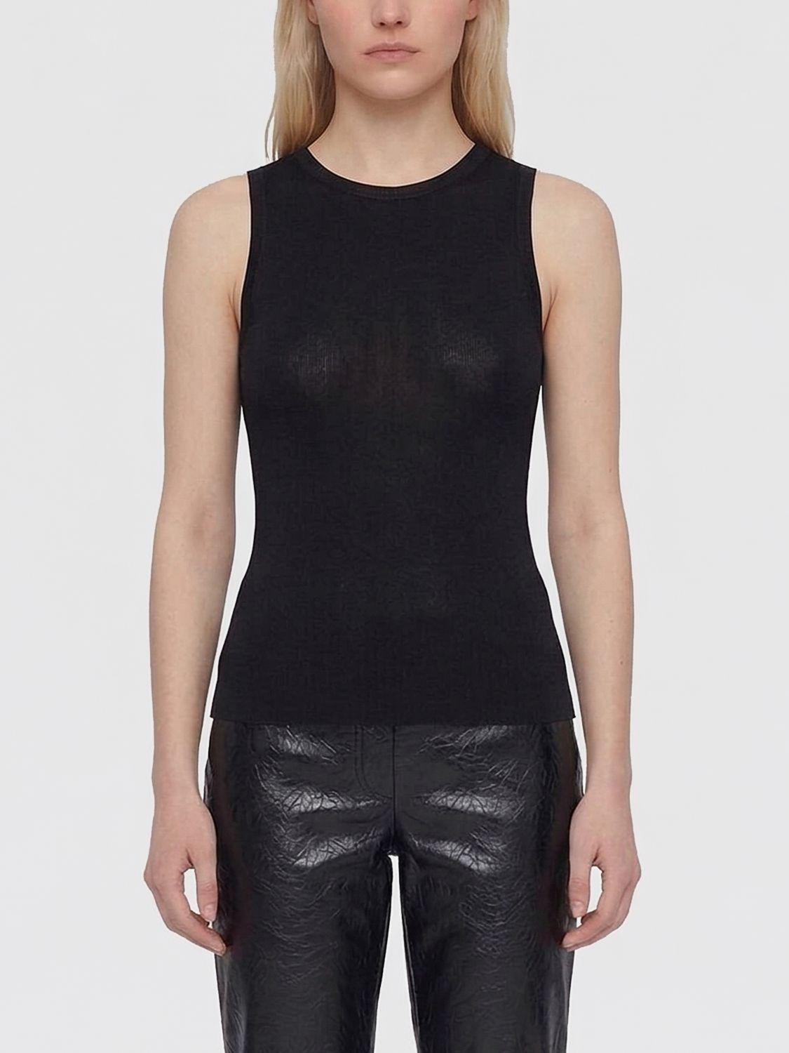 Women's Saint Laurent Sleeveless and tank tops | Lyst