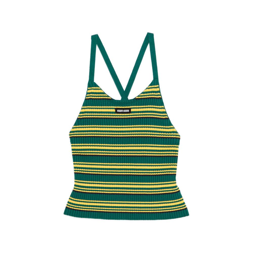 Miu Miu Sleeveless and tank tops for Women | Online Sale up to 33