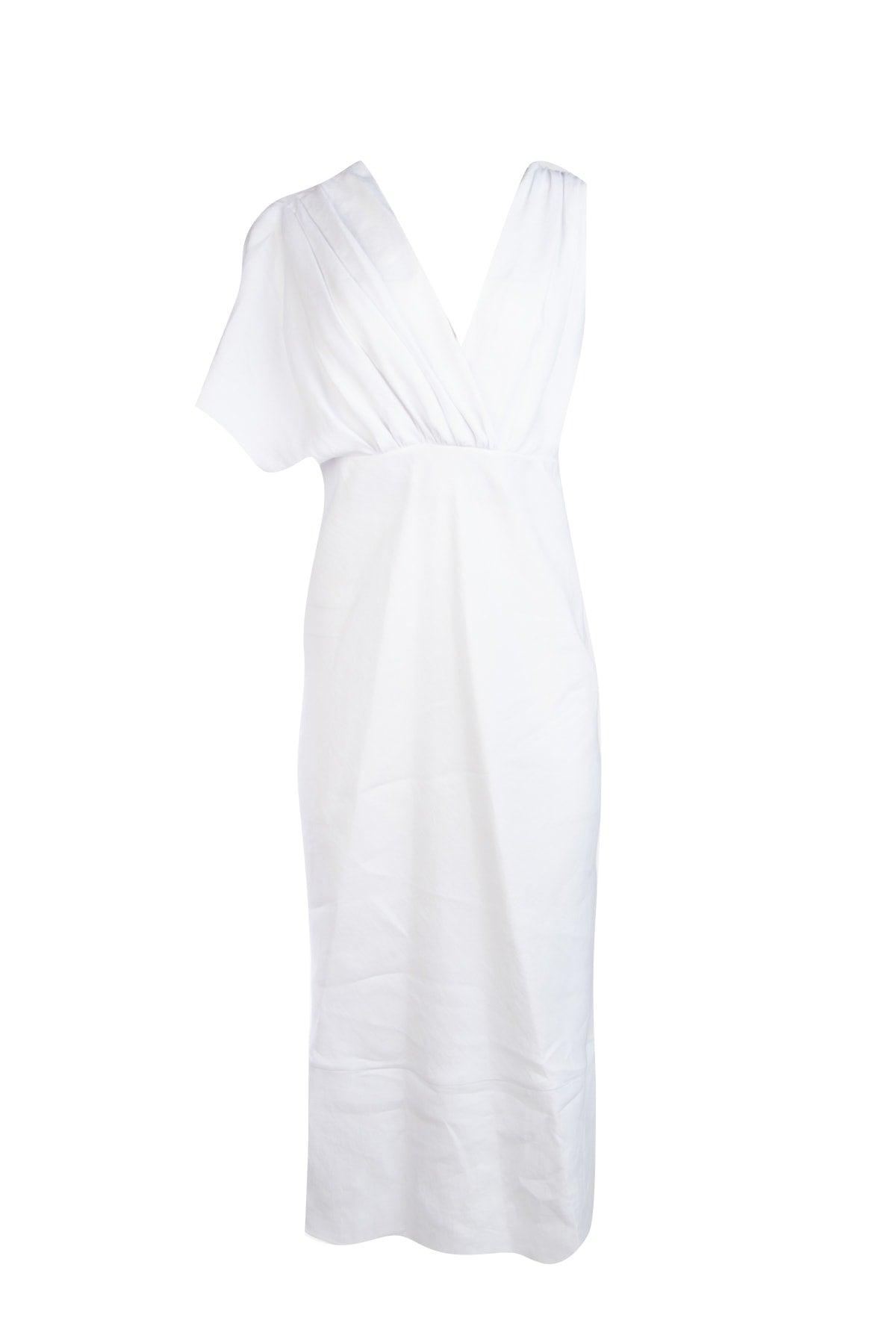Designer White Wrap Dresses for Women - Up to 71% off | Lyst