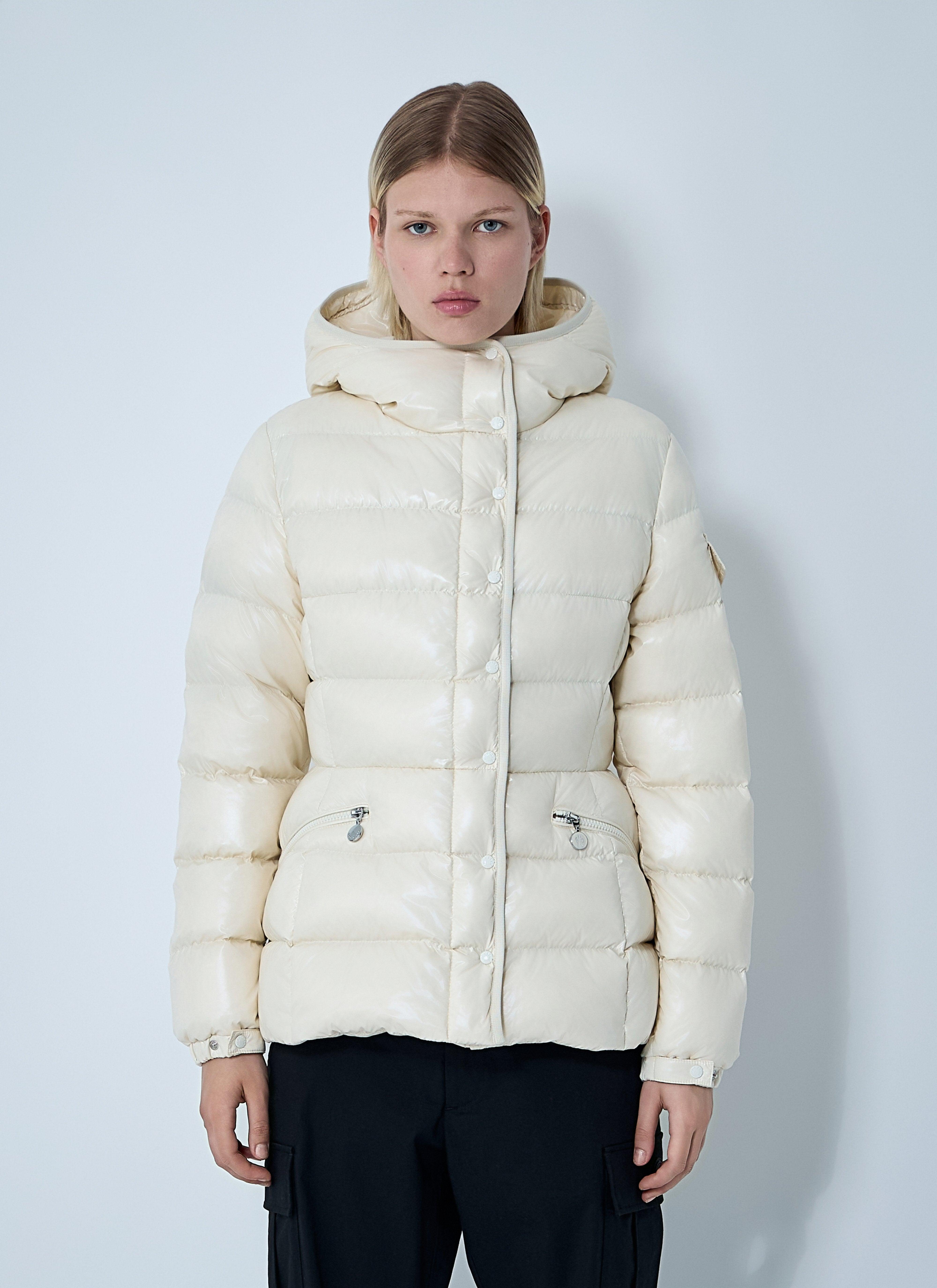 ジャケット MONCLER Women Jackets 1A00010 WHITE White Moncler Jackets for Women | Lyst