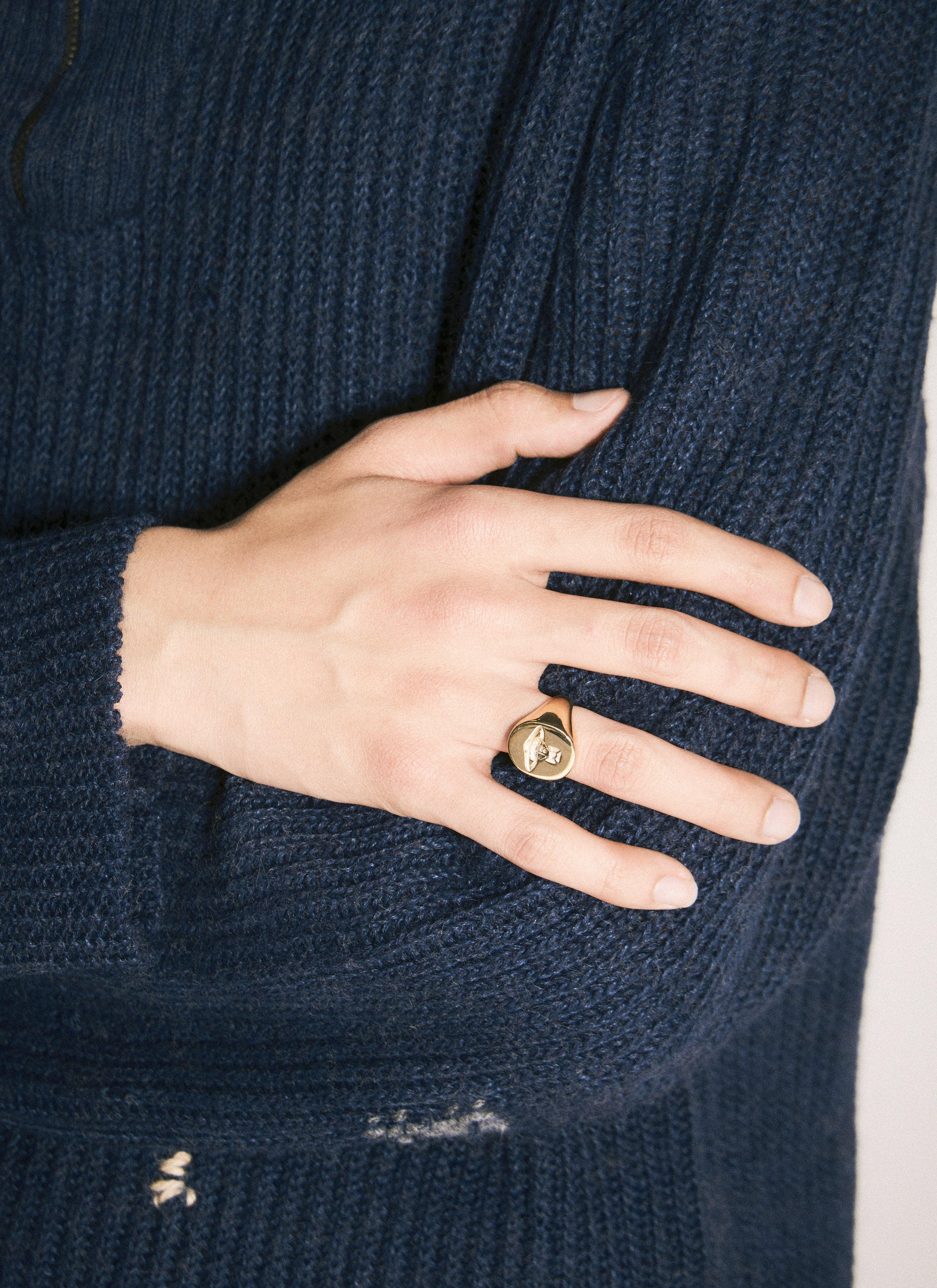 21/22新作★vivienne westwood★メンズSEALオーブロゴリング Vivienne Westwood Rings for Men | Online Sale up to 43% off