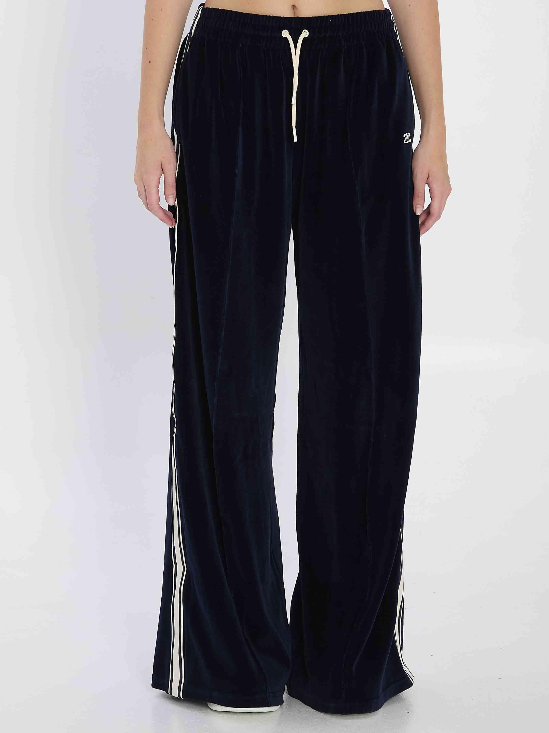 Celine Triomphe Jogging Trousers in Blue | Lyst