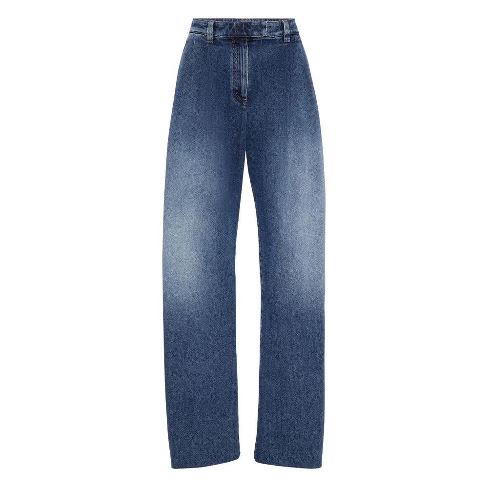 デニム・ジーパン BRUNELLO CUCINELLI Woman Jeans Blue MP095P5847 C9044 Brunello Cucinelli Jeans Blue Womens Brunello Cucinelli