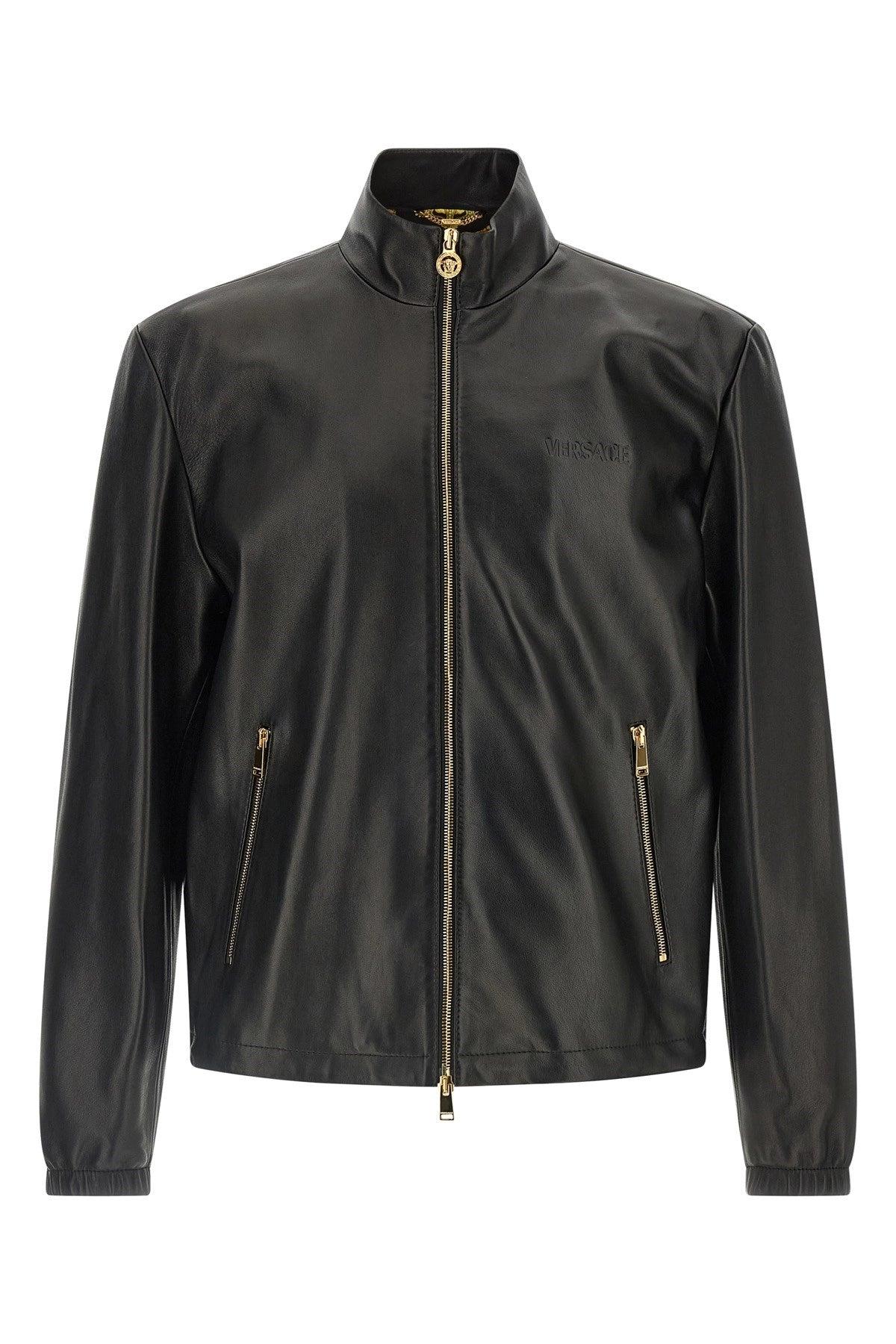 【関税＆送料込み】Versace Black Wool Casual Jacket Single-Breasted Blazer Black,Print | VERSACE US