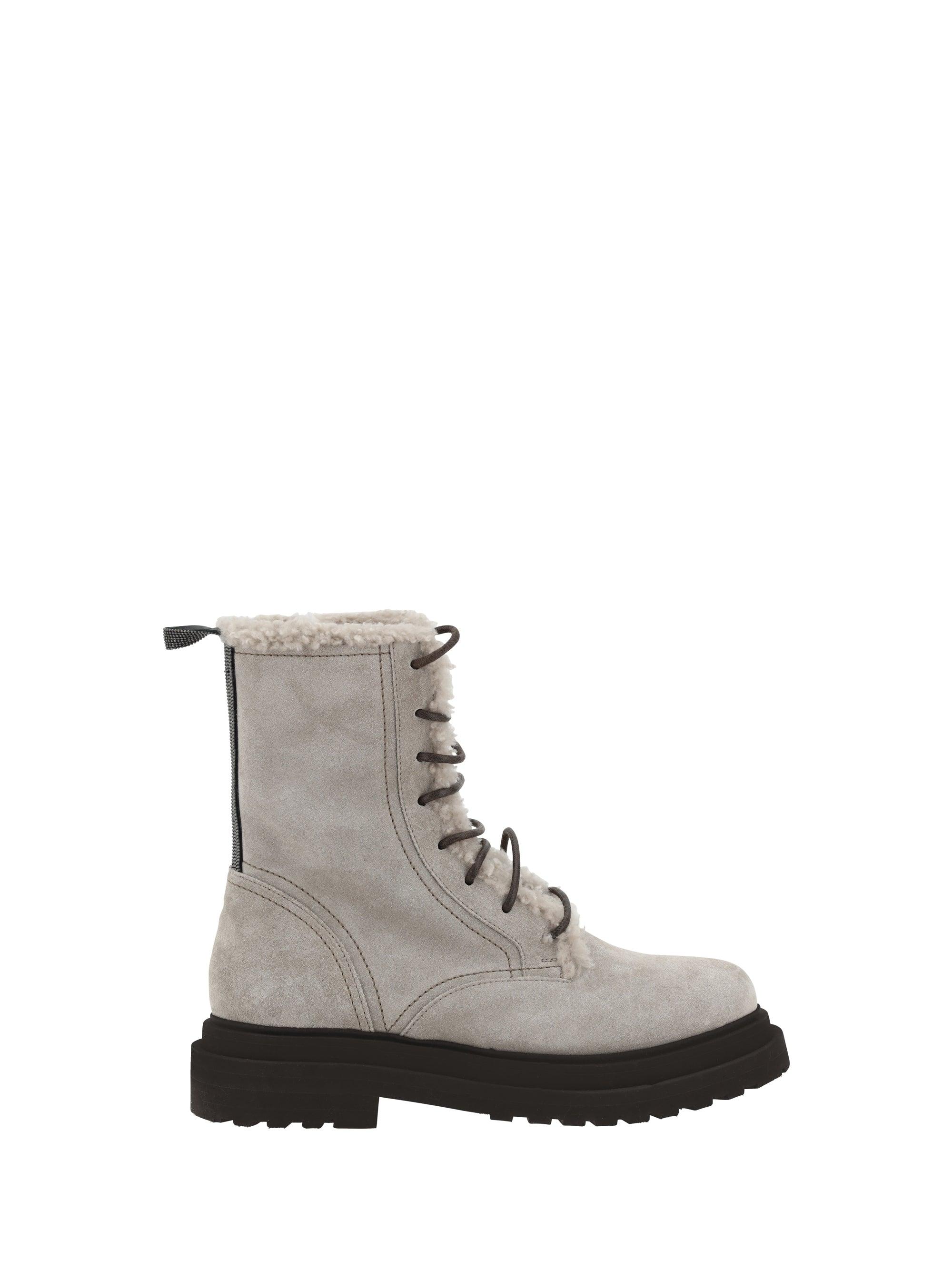 ショートブーツ・ブーティ Brunello Cucinelli Stivaletto In Pelle Scamosciata ショートブーツ・ブーティ Brunello Cucinelli Stivaletto In