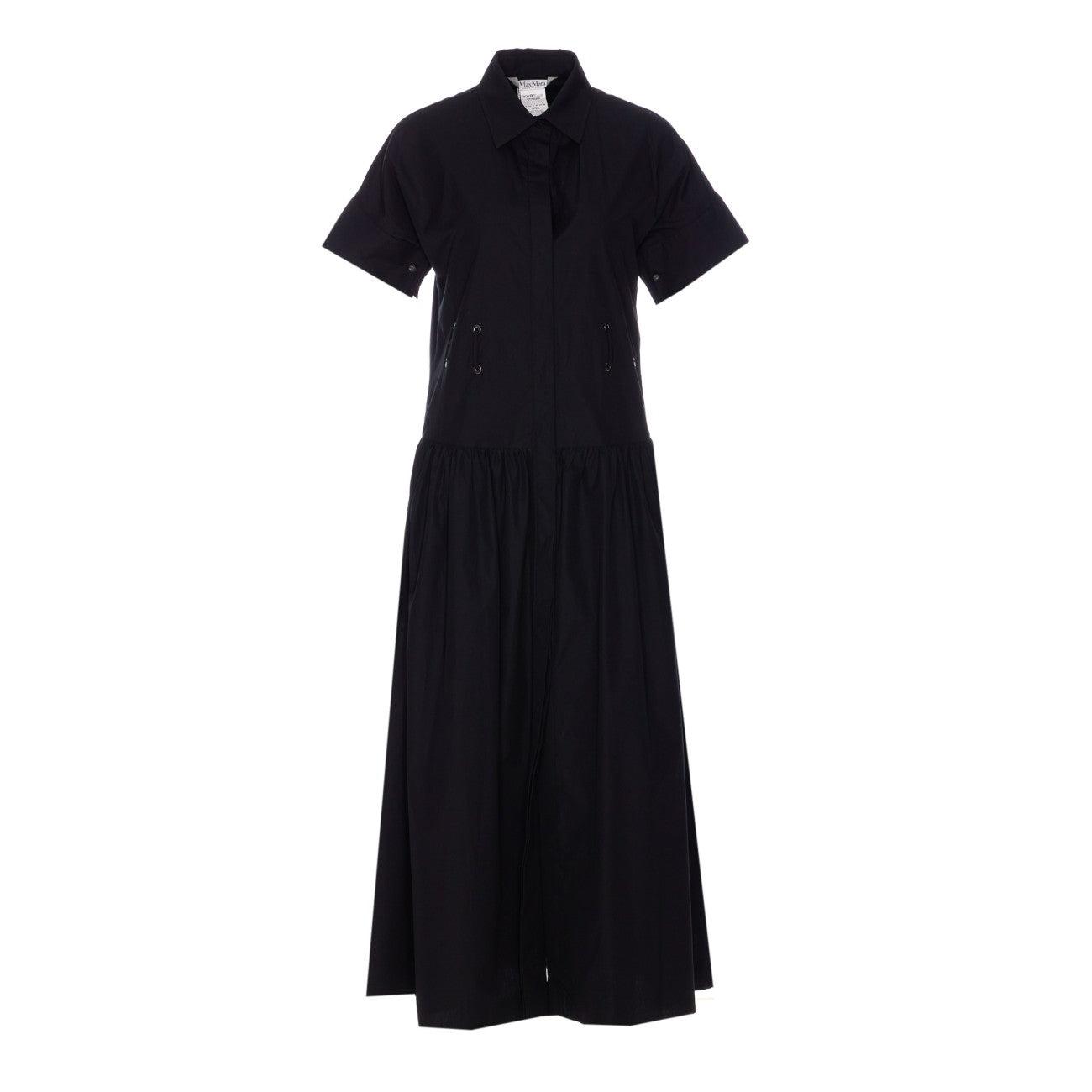 ワンピース MAX MARA AGORAIO POPELINE BELTED DRESS MAX MARA Agoraio belted eyelet-embellished cotton-poplin