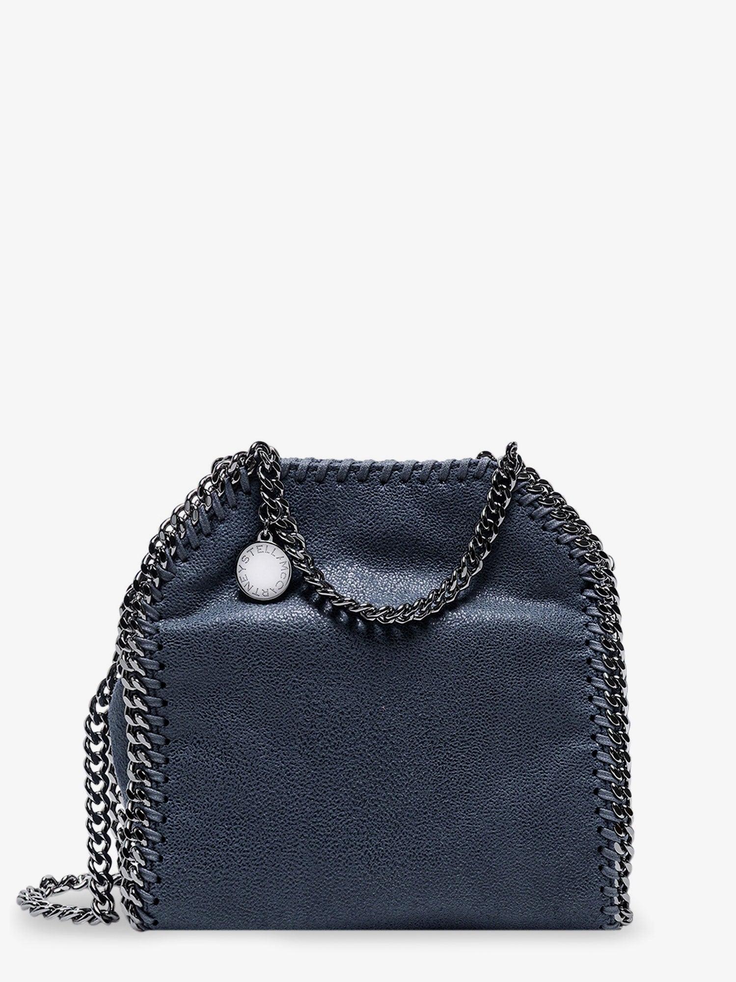 【送料&関税込】Stella McCartney Powder Blue Shaggy Deer Fal STELLA MCCARTNEY Shaggy Deer Falabella Tote Light Blue