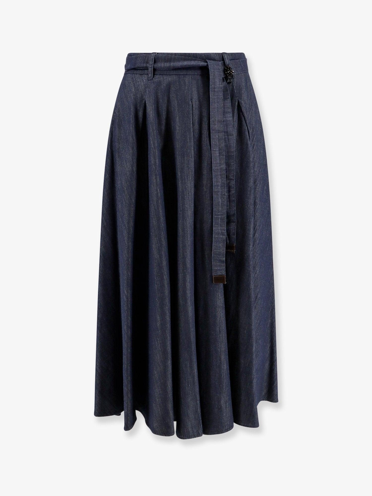 スカート MAX MARA Amanda denim skirt Max Mara Amanda Denim Skirt in Blue | Lyst