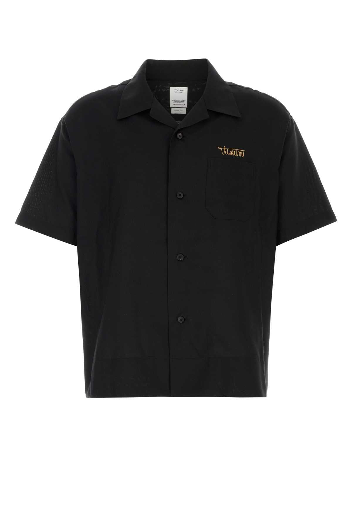 Visvim Black Silk Shirt for Men | Lyst