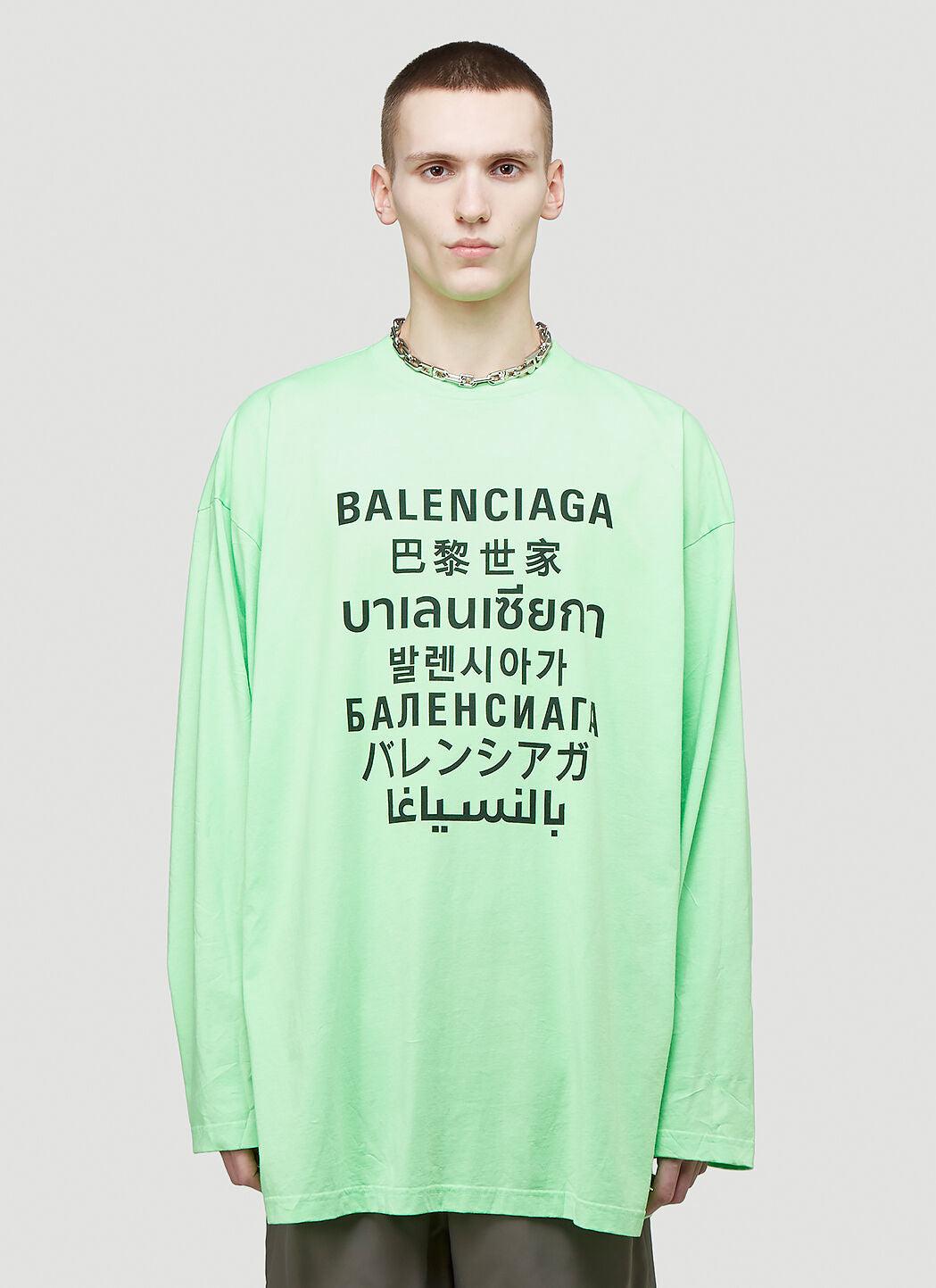 Balenciaga Long-sleeve t-shirts for Men | Online Sale up to