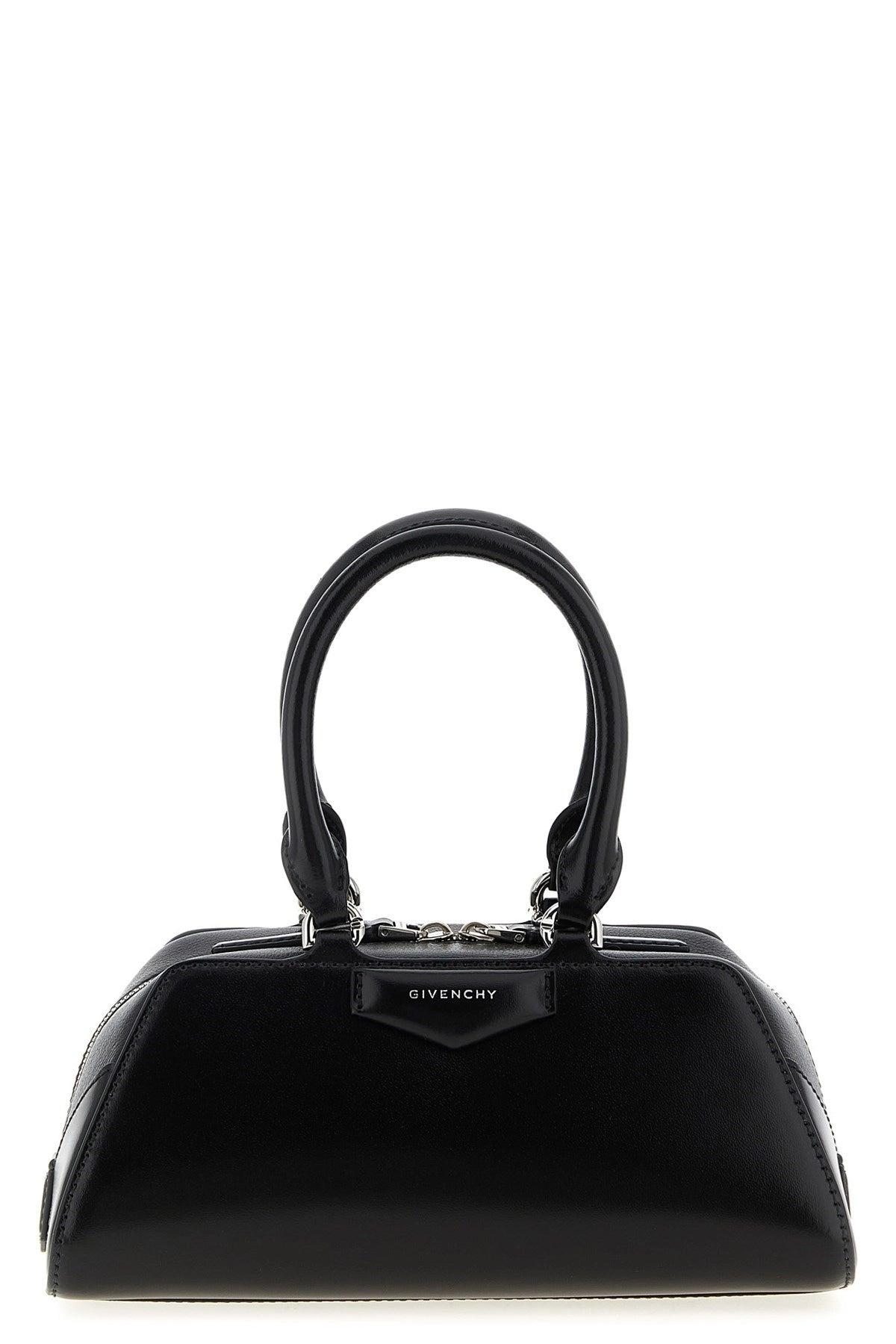 GIVENCHY(ジバンシィ)/関税送料込み Antigona Small Tote Bag Givenchy Black Perforated Leather Small Star Antigona Tote