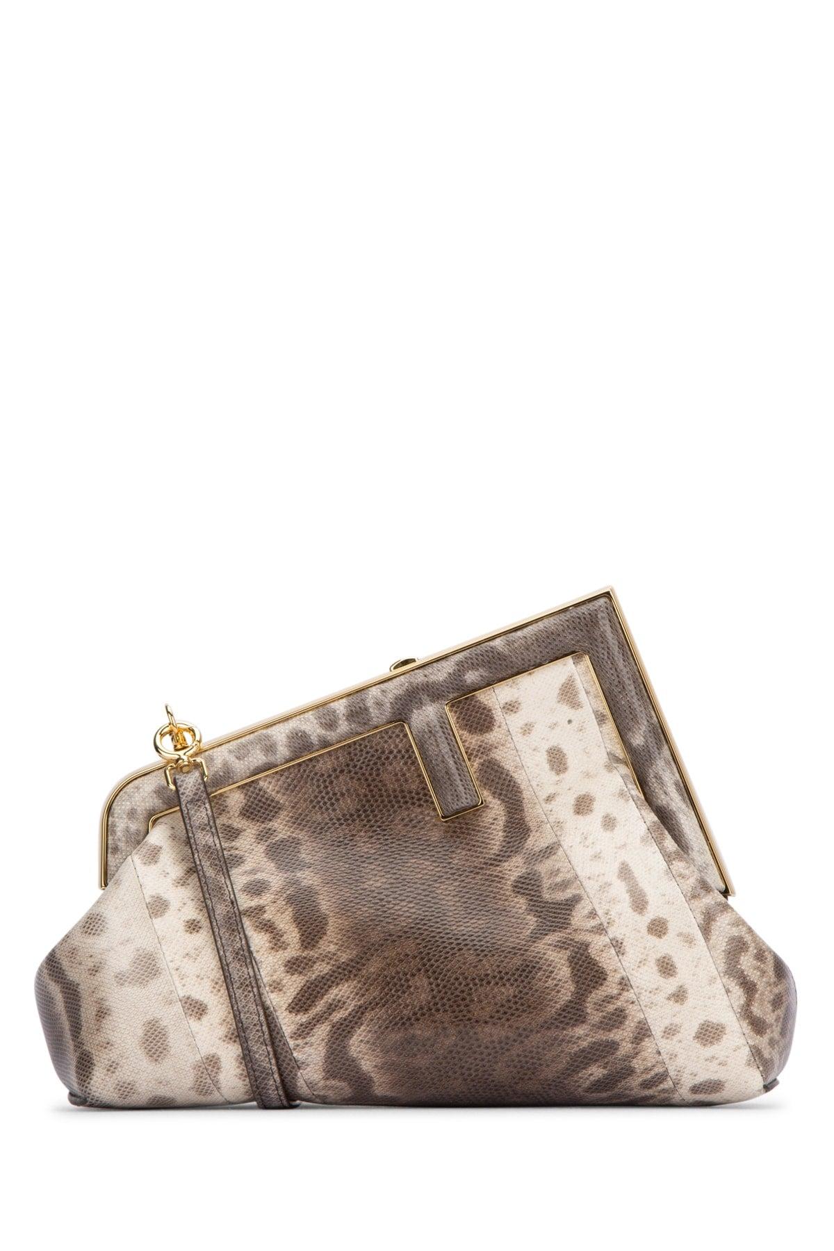 【関税&送料込】Fendi Fendi First Sma Karung Etrusco Fendi First Sma Karung Etrusco in Brown | Lyst