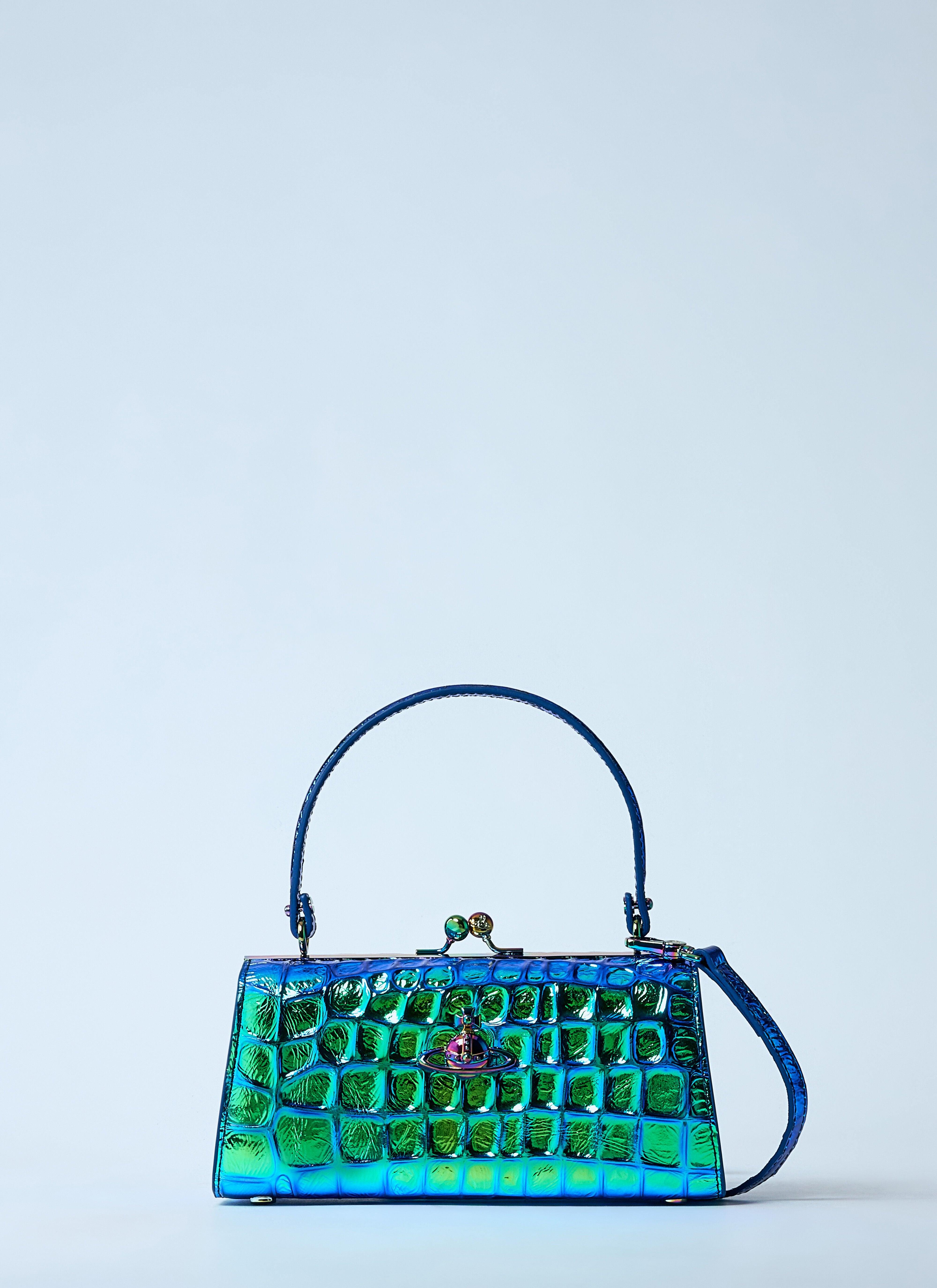 Vivienne Westwood Extra Large Doll Frame Handbag in Blue | Lyst