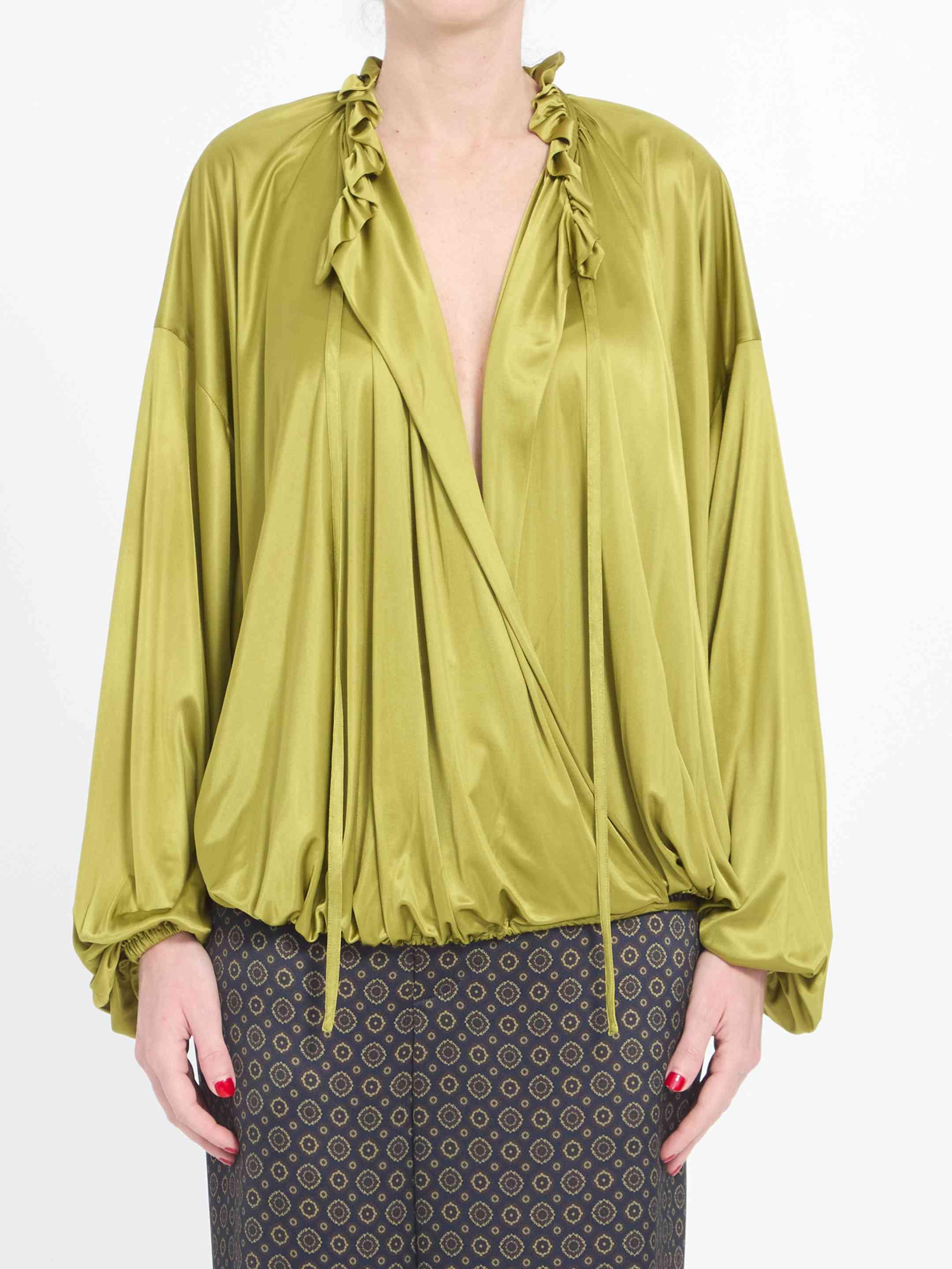 Women's Saint Laurent Blouses | Lyst Women's Saint Laurent Blouses | Lyst