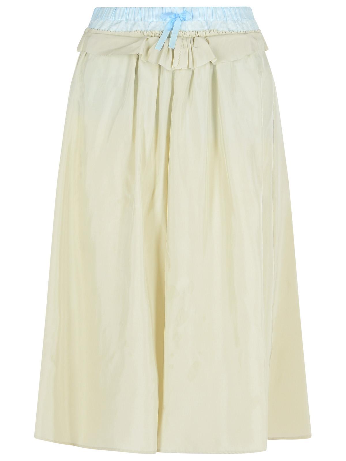 【関送込】MAISON MARGIELA◆VISCOSE SKIRT Maison Margiela Viscose Skirt in White | Lyst