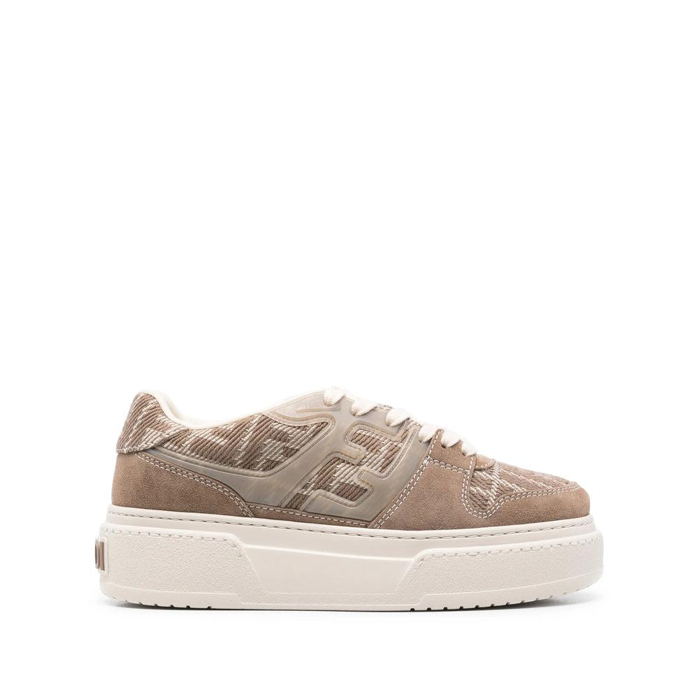 スニーカー FENDI Woman Sneakers Yellow Cream 8E8035AJZH F1HGQ Fendi Outlet: Sneakers woman - Yellow Cream | Fendi sneakers