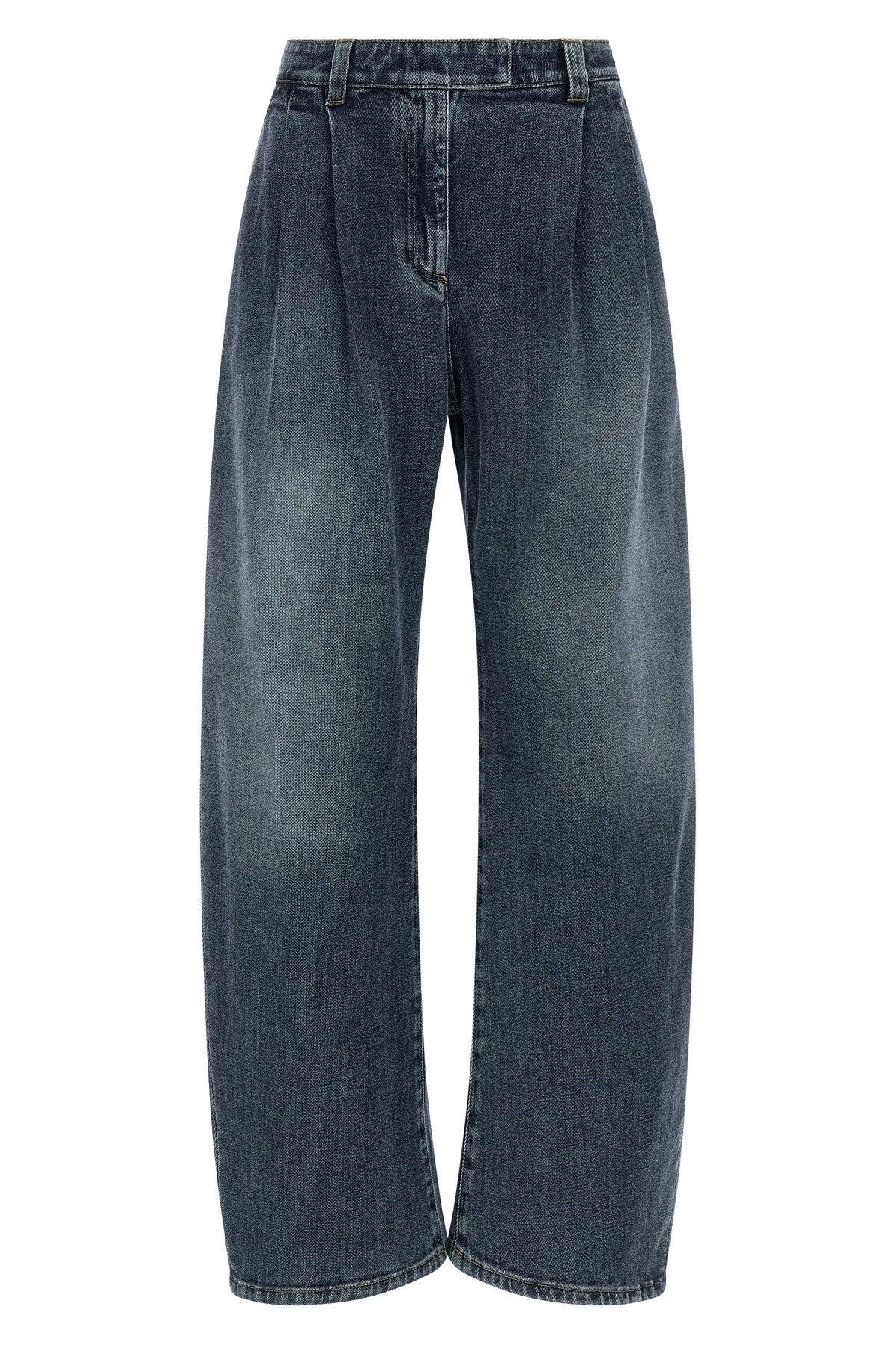 パンツ BRUNELLO CUCINELLI CONTEMPORARY LOOSE DENIM PANTS Contemporary Loose trousers for Woman in Medium Denim
