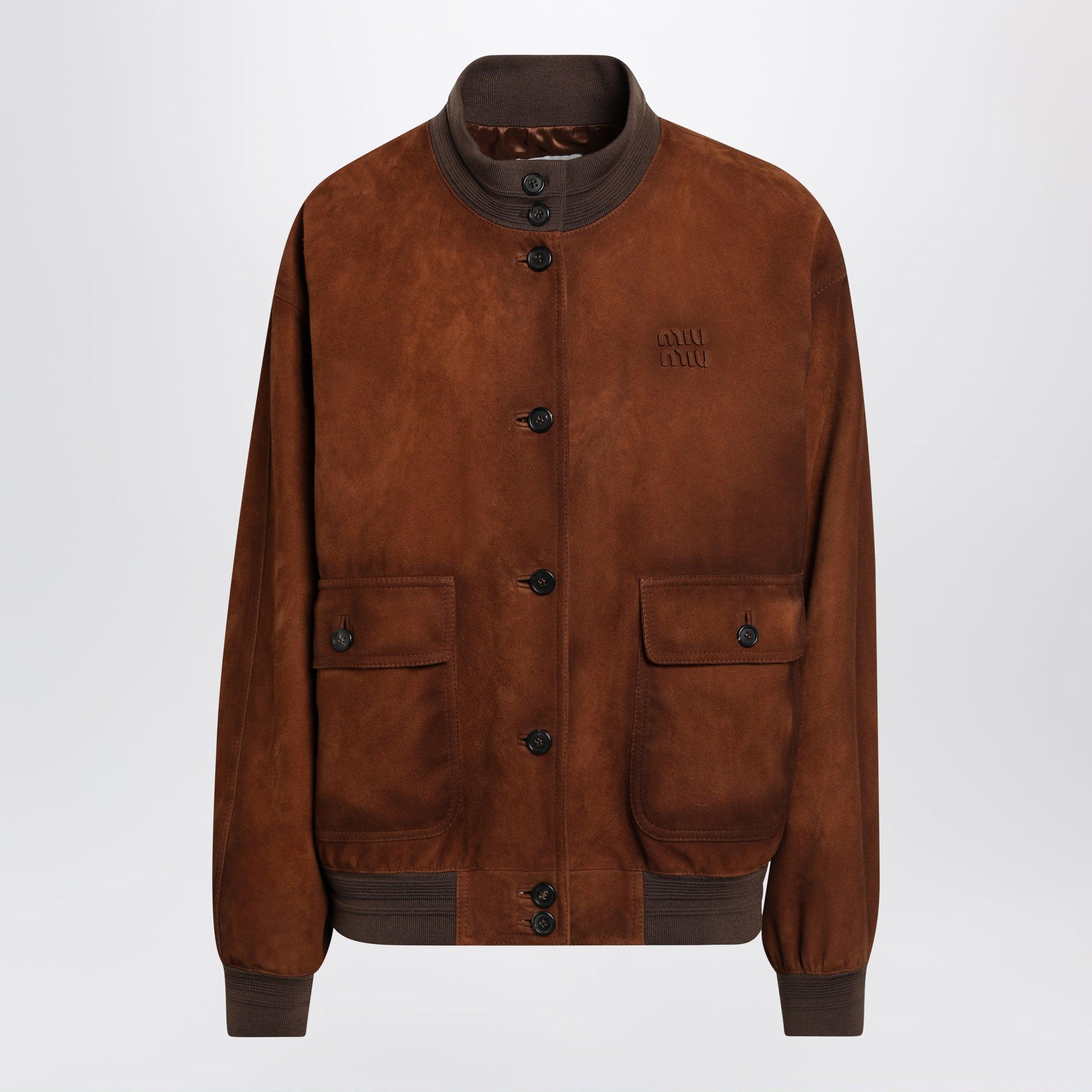 Miu Miu Leather jackets for Women | Online Sale up to 36% off | Lyst