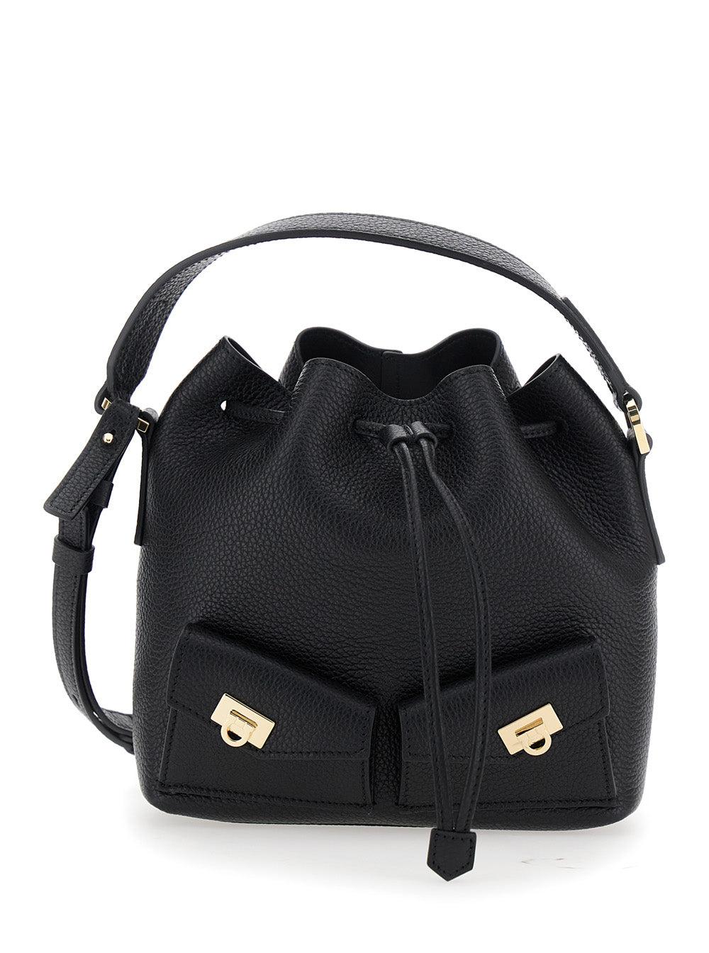 ショルダーバッグ・ポシェット FERRAGAMO Pastel light blue leather bucket bag Ferragamo Bucket bags and bucket purses for Women | Online