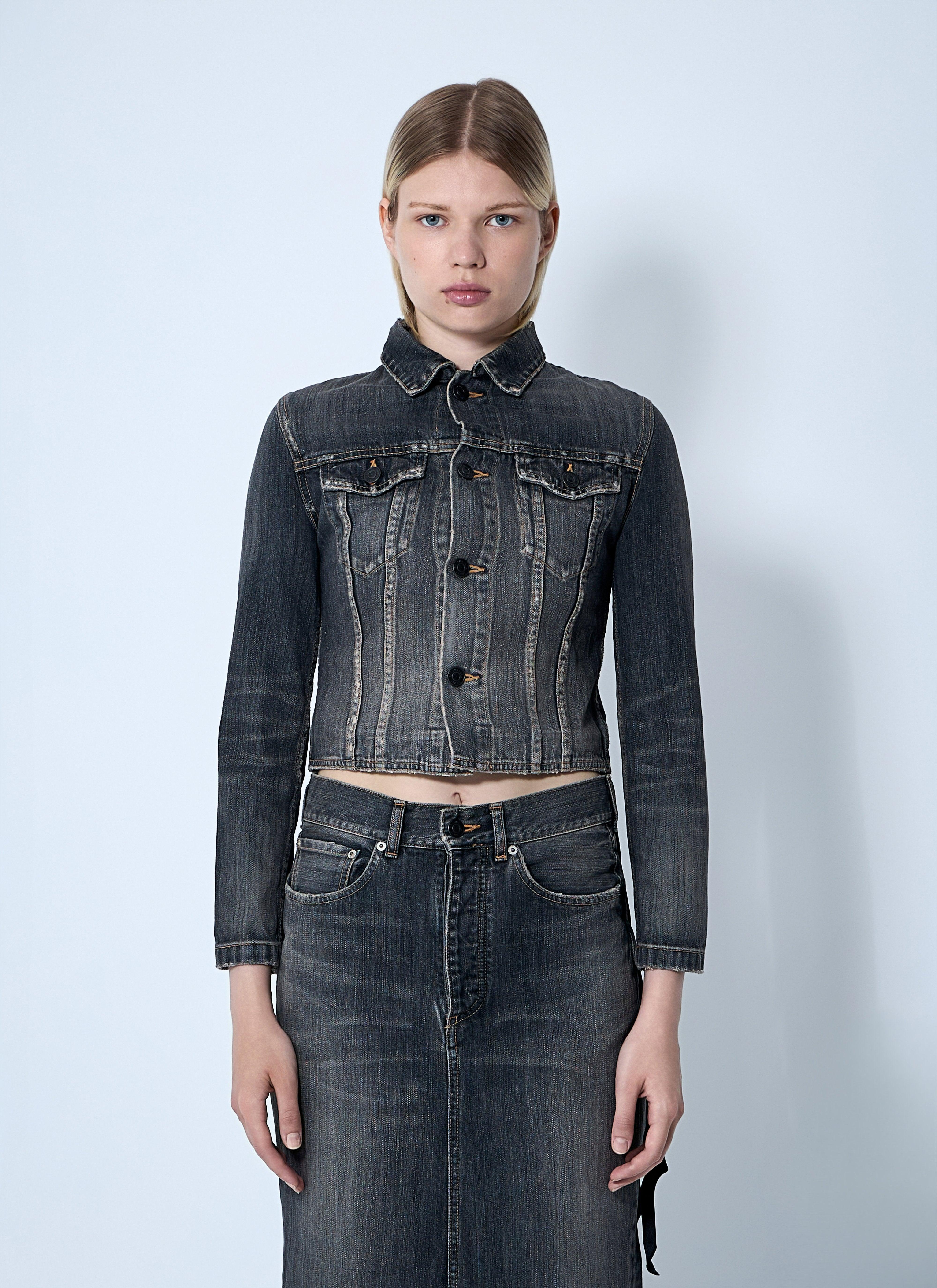 ジャケット Balenciaga Fitted Denim Jacket Balenciaga Jean and denim jackets for Women | Online Sale up