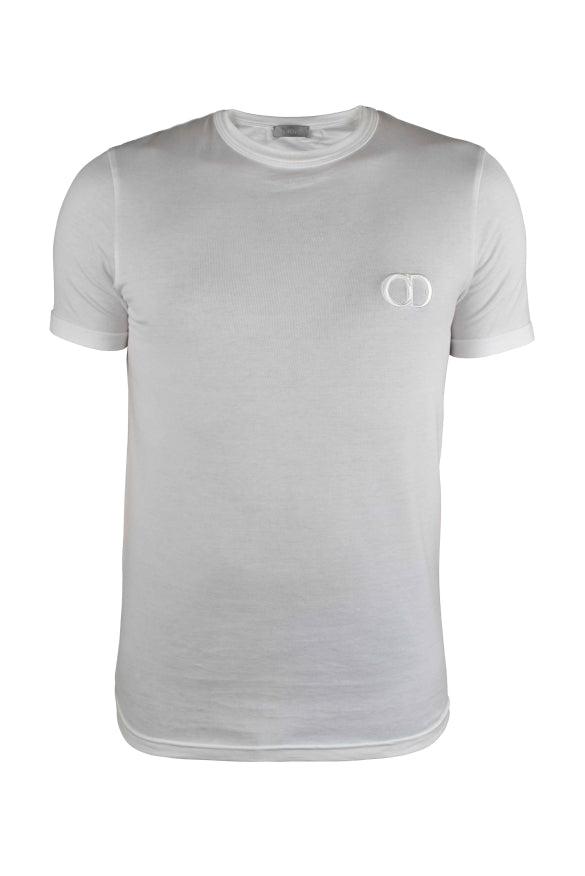 Tシャツ(半袖+袖なし) c30 Christian Dior Embroidered Emblem Short Sleeve T-Shirtu02t 25548753_55884530_600.jpg