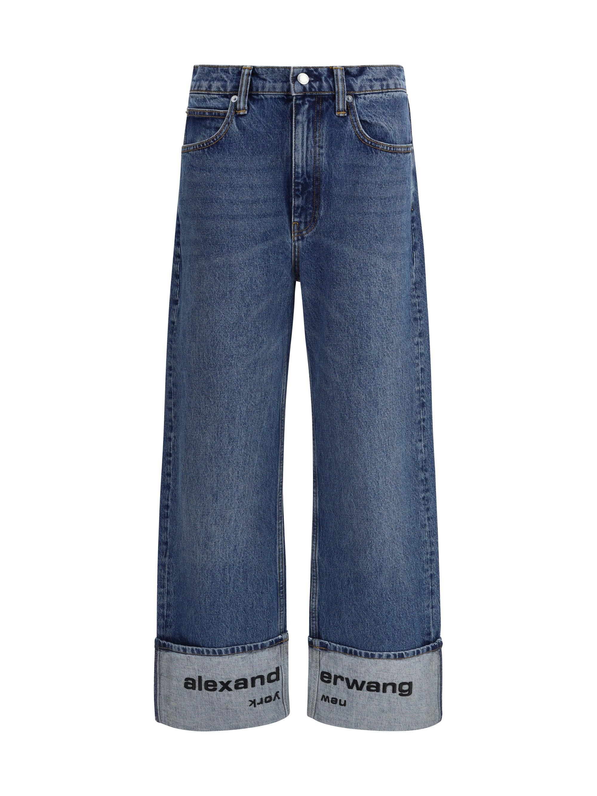 Alexander Wang Straight Jeans in Blue | Lyst