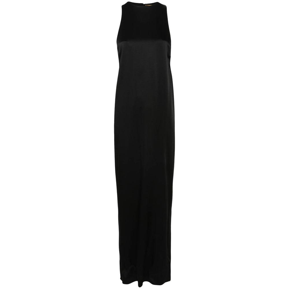 ワンピース Saint Laurent Burgundy viscose long dress Saint Laurent Burgundy Viscose Long Dress In Red | ModeSens
