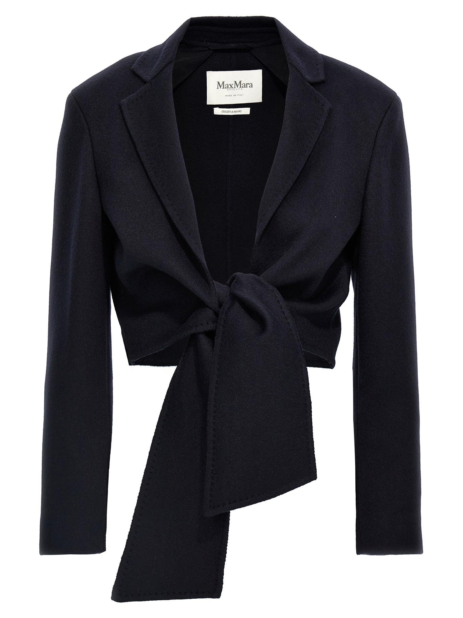 ジャケット MAX MARA 'Corone' short jacket Blue CORONE Max Mara 'Corone' Short Jacket in Blue | Lyst