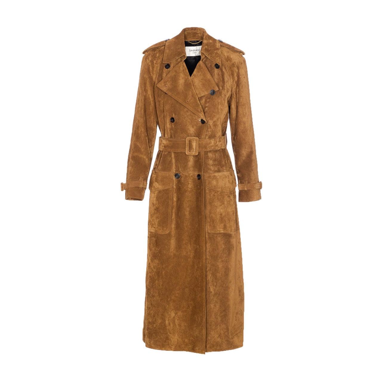 Women's Saint Laurent Long coats and winter coats | Lyst