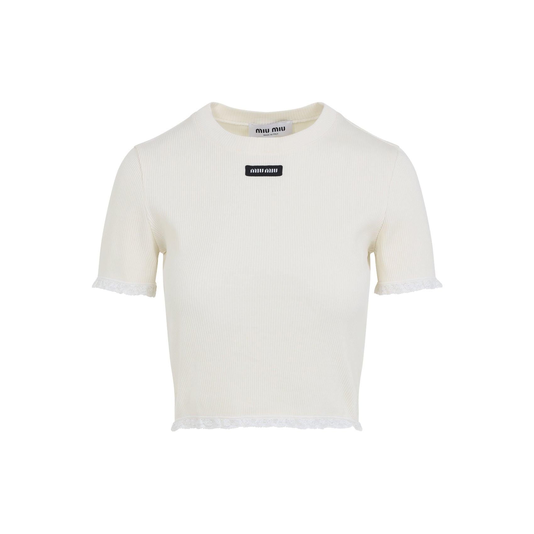 Miu Miu Short-sleeve tops for Women | Online Sale up to 33