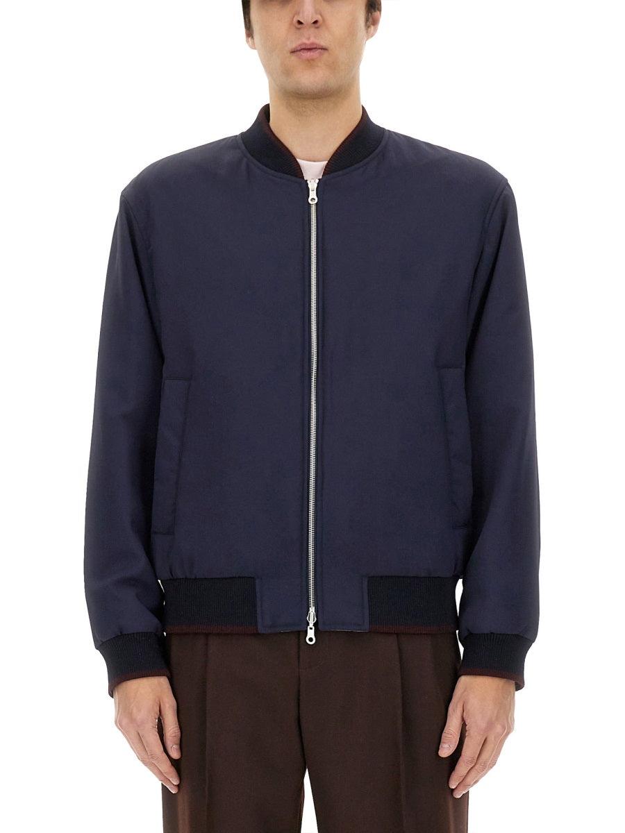 Dries Van Noten Back Zip Nylon, Loose Short Baseball Cotton
