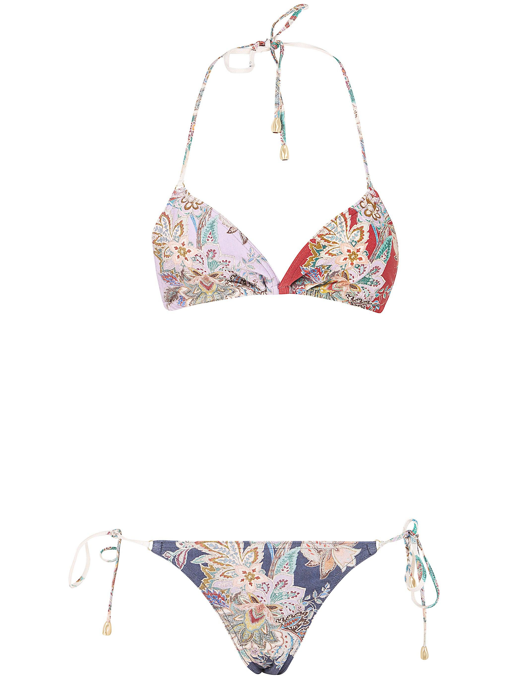 Zimmermann Rhiannon Mini Tri Bikini in White | Lyst