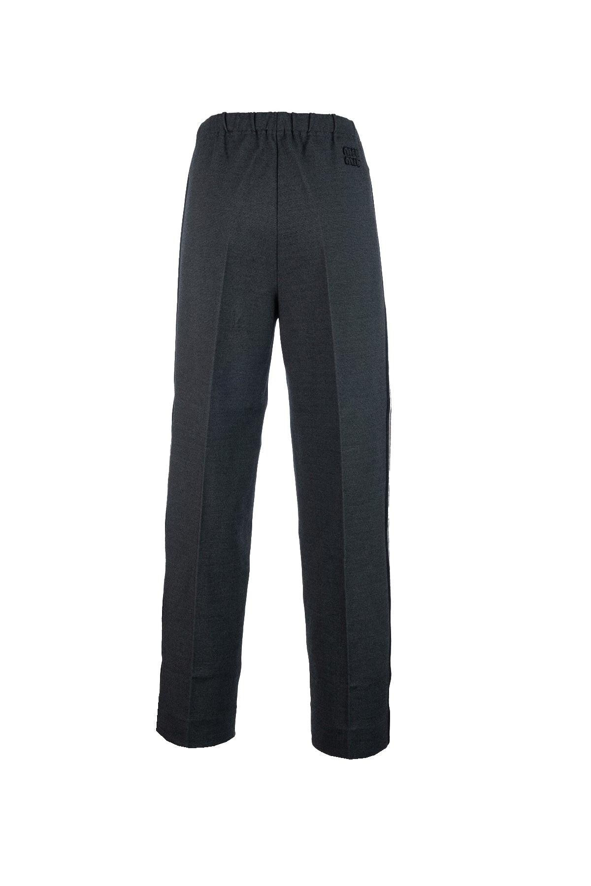 Rare miu miu Miu Miu Color Block Striped Flare Slacks