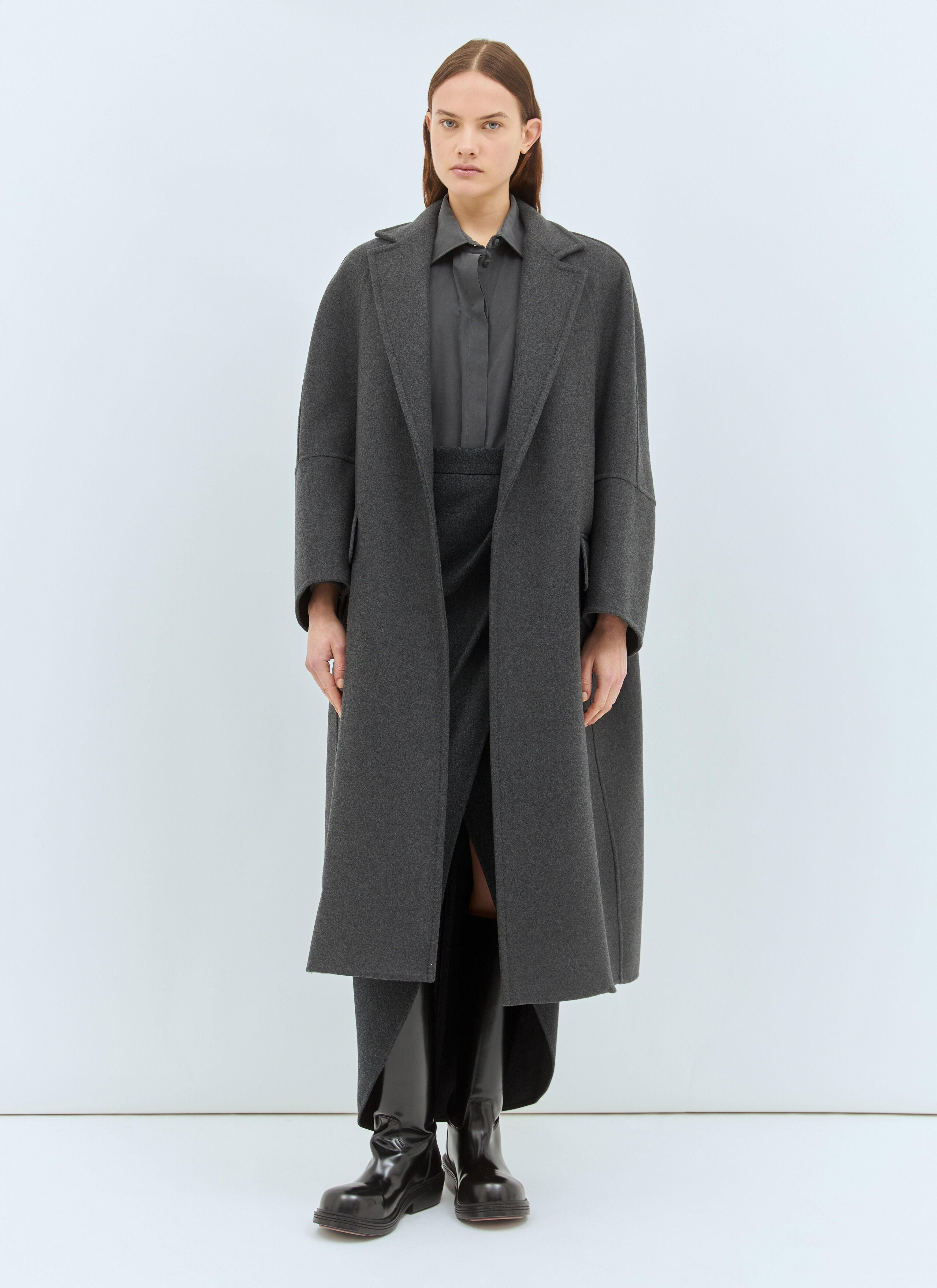 Max Mara Oversized Wool-And-Cashmere Coat in Gray | Lyst Max Mara Oversized Wool-And-Cashmere Coat in Gray | Lyst