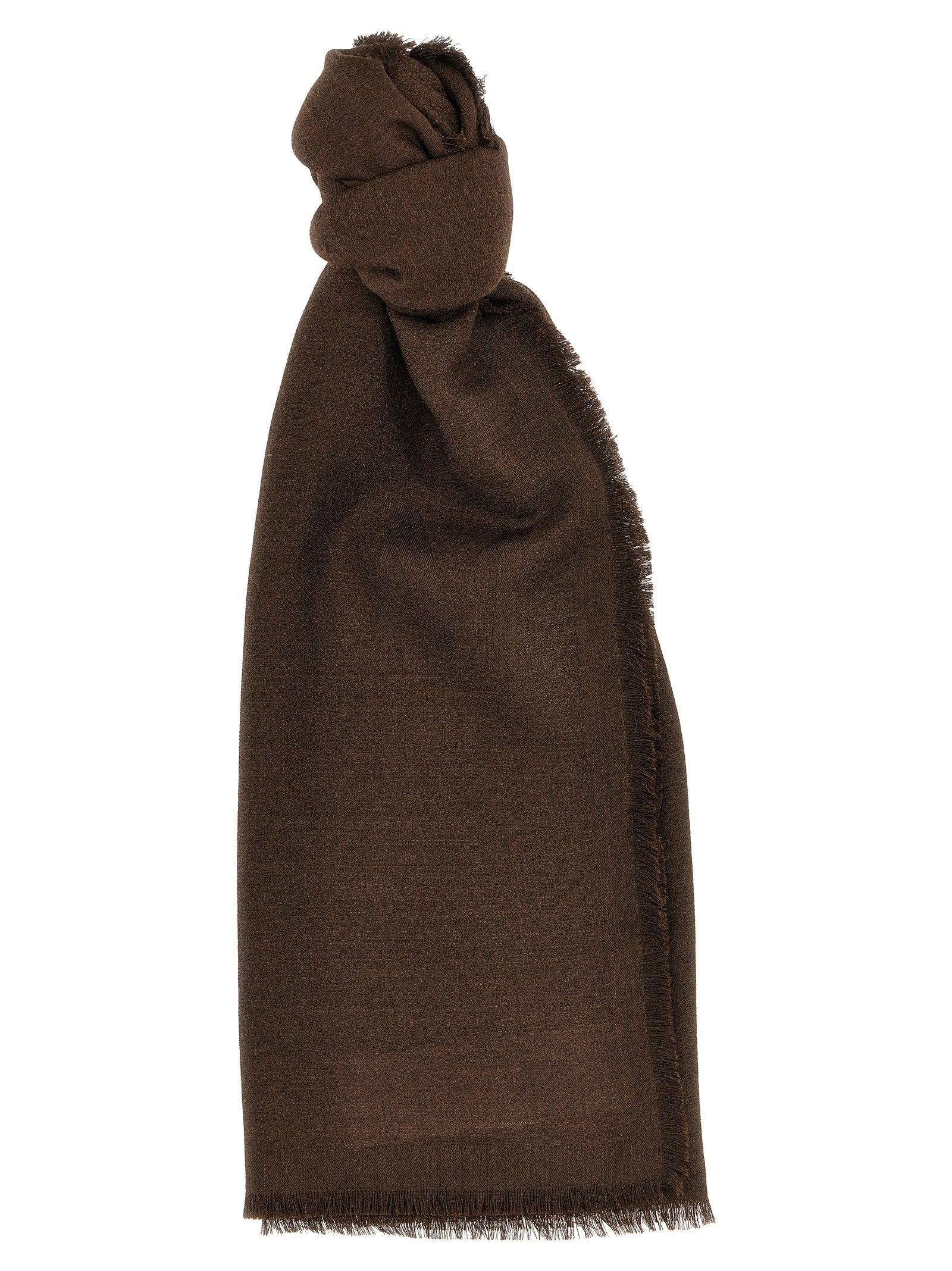 スカーフ MAX MARA 'Curvone' stole Brown Max Mara 'Curvone' Stole in Brown | Lyst