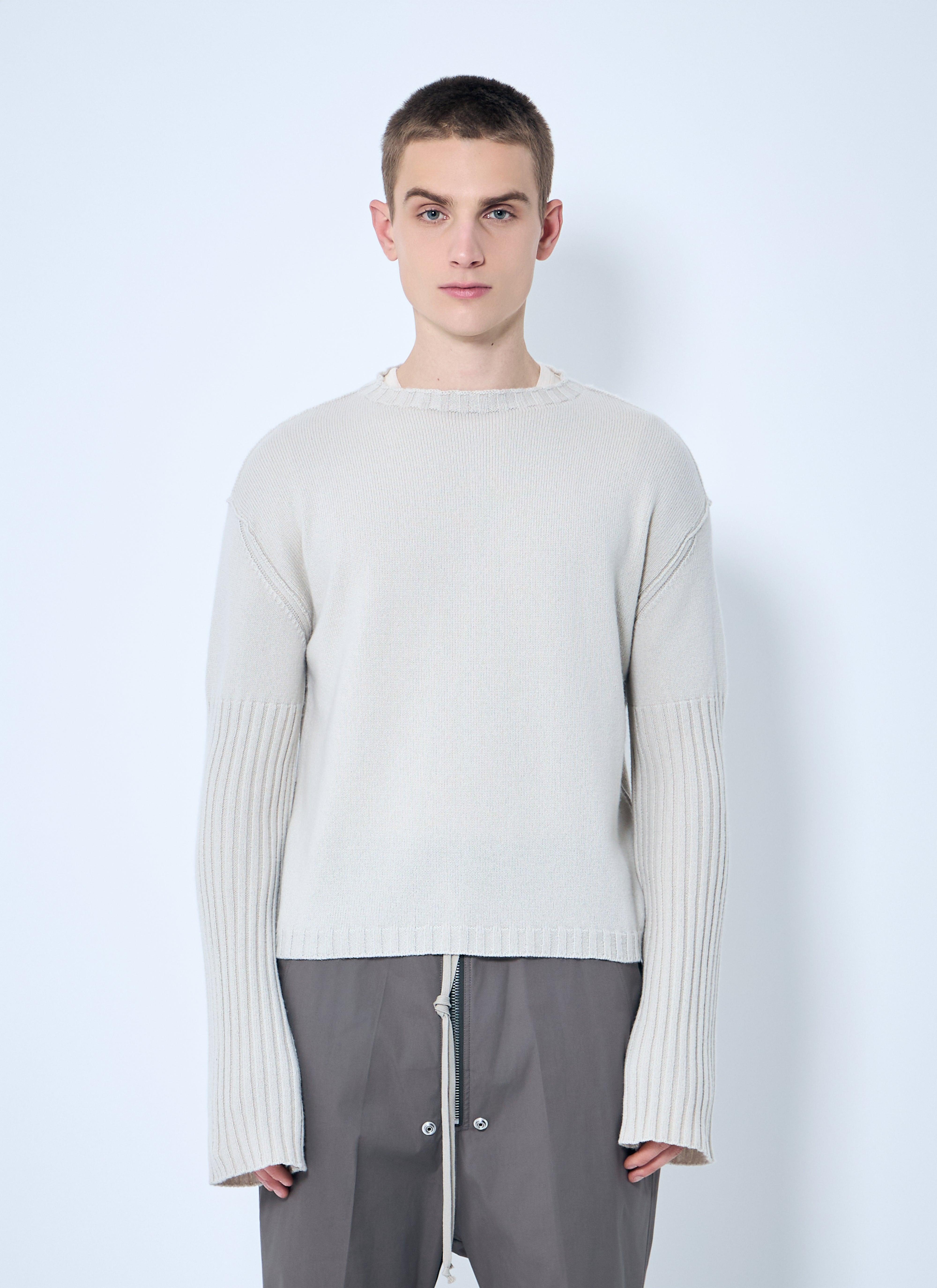 Rick Owens ss19 cashmere foodie ［O］ Rick Owens Dinge Cashmere Sweater in White for Men | Lyst