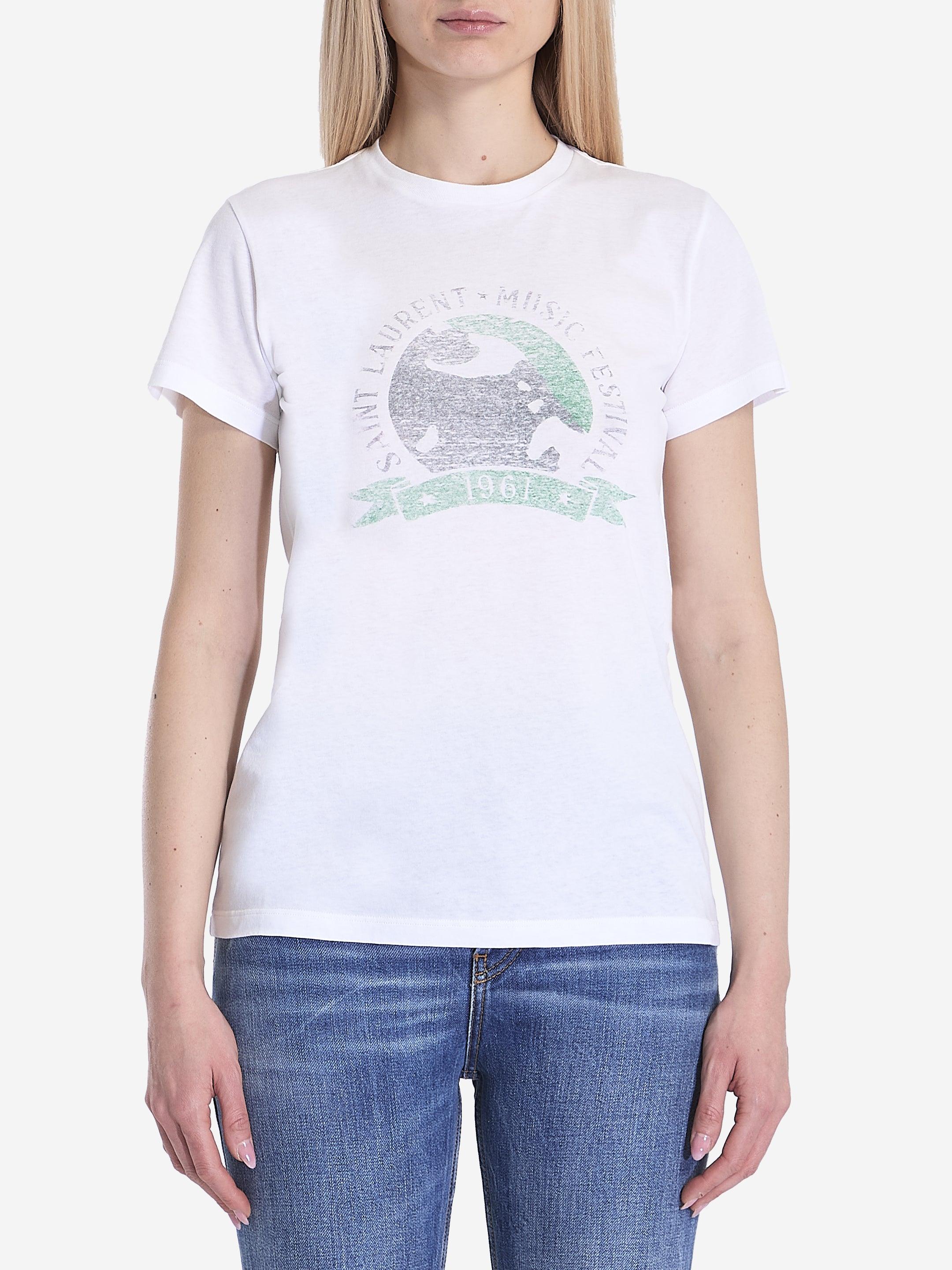 Tシャツ・カットソー Saint Laurent Music Festival T-Shirt SAINT LAURENT music festival T-shirt | Saint Laurent | YSL DK