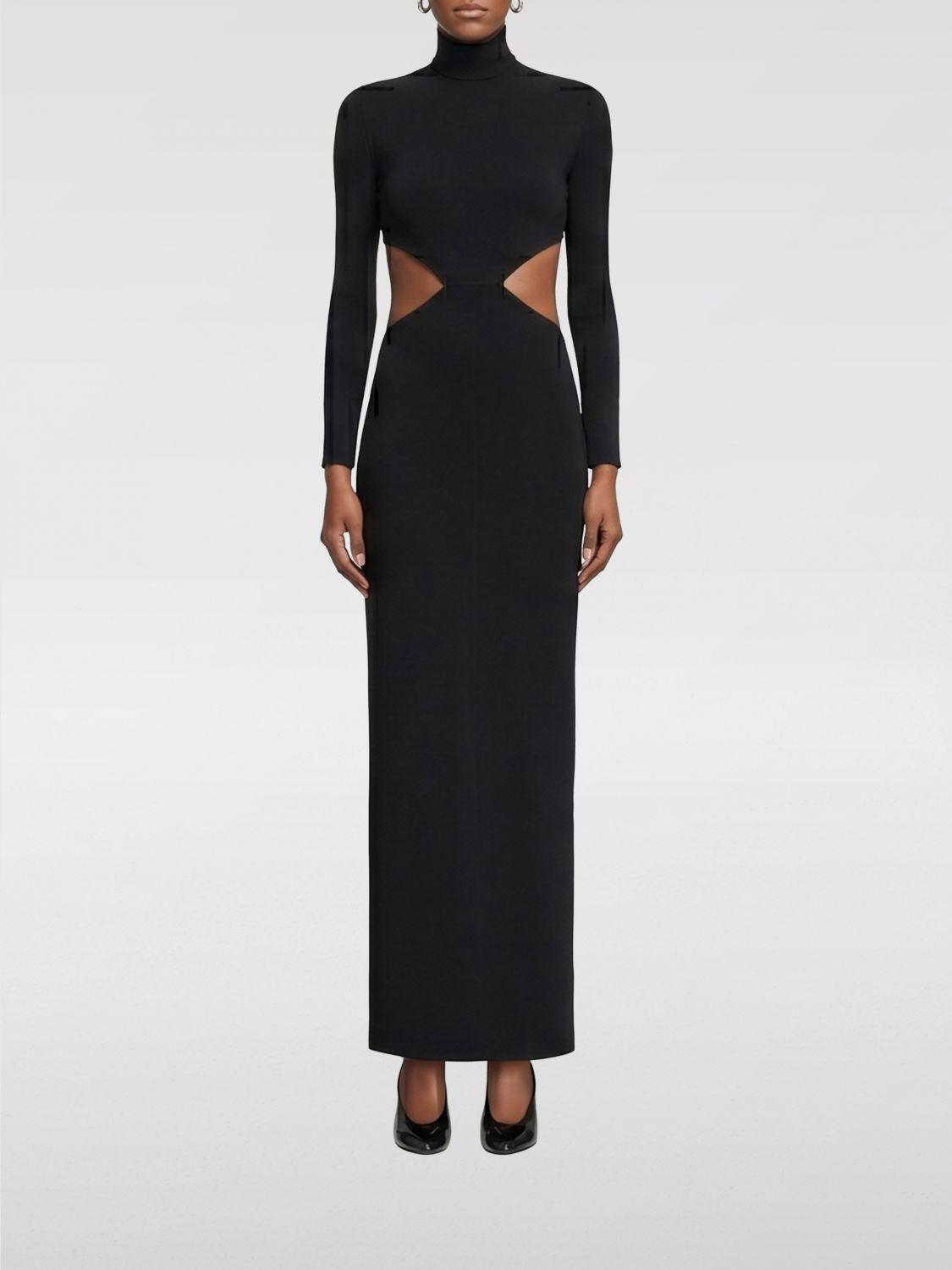 solace london dresses The Rumi Maxi Dress in Black